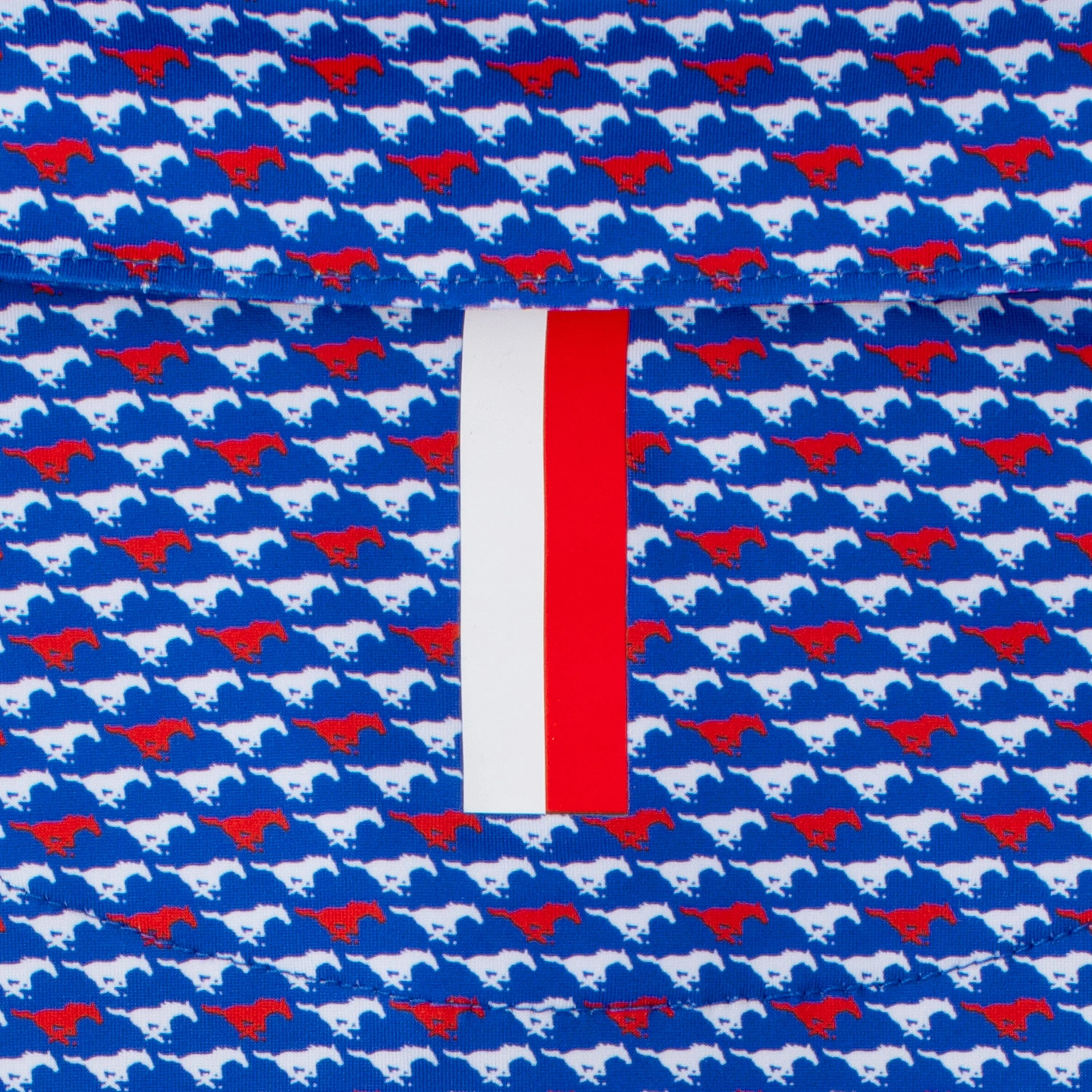 The SMU Mustangs⢠| Collegiate Polo | The SMU Mustangs⢠- Ocean Blue/White - Image 4