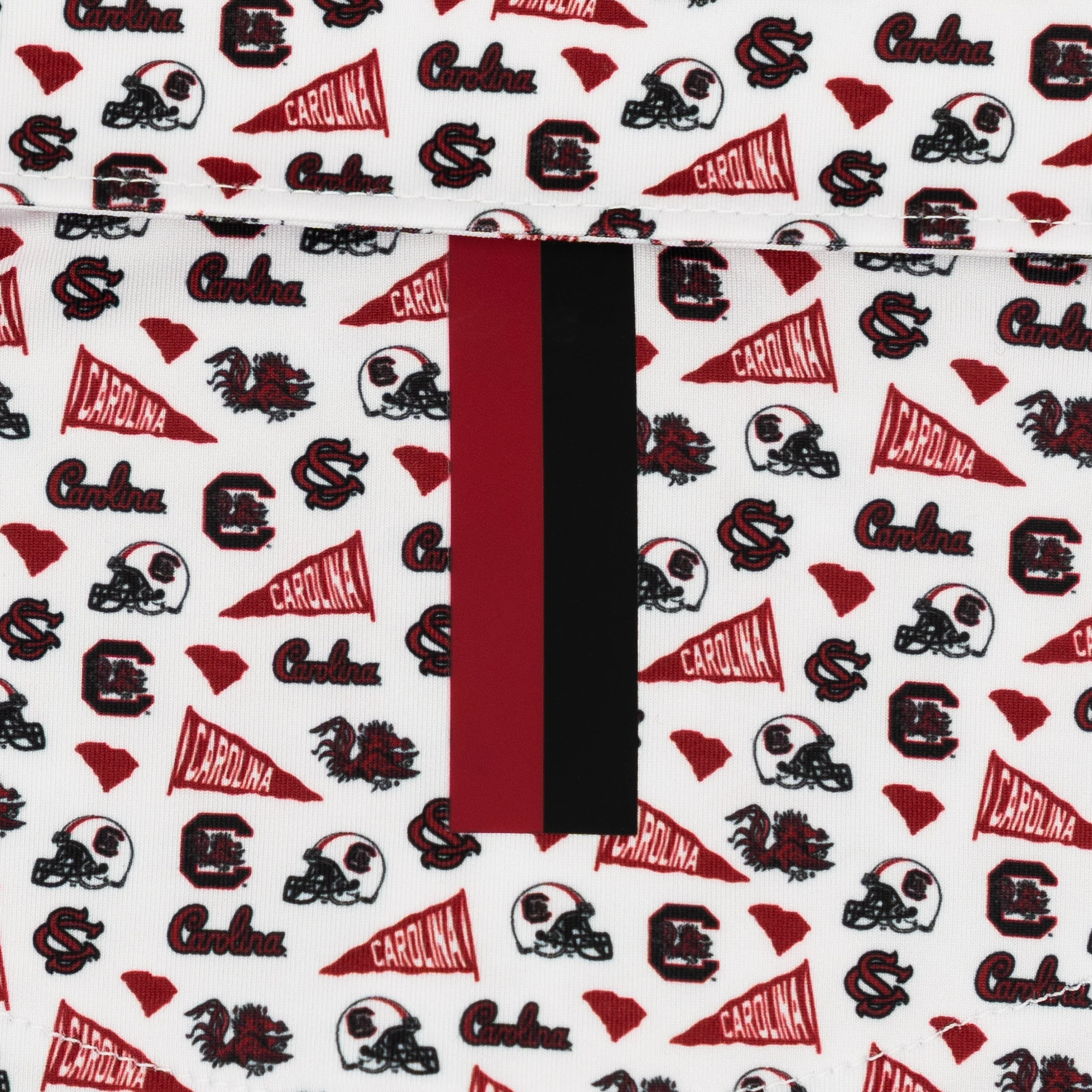 The South Carolina Gameday | Collegiate Polo | The South Carolina Gameday - White/Dark Red - Image 4