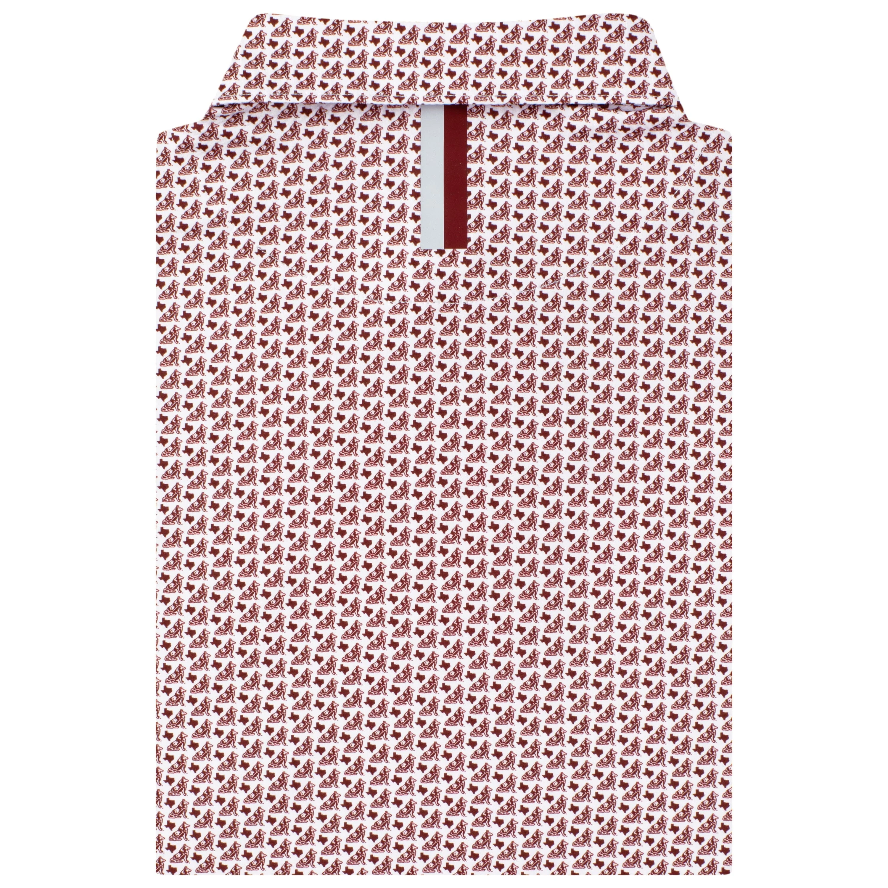 The Texas A&M Reveille | Collegiate Polo | The Texas A&M Reveille - White/Burgundy - Image 2