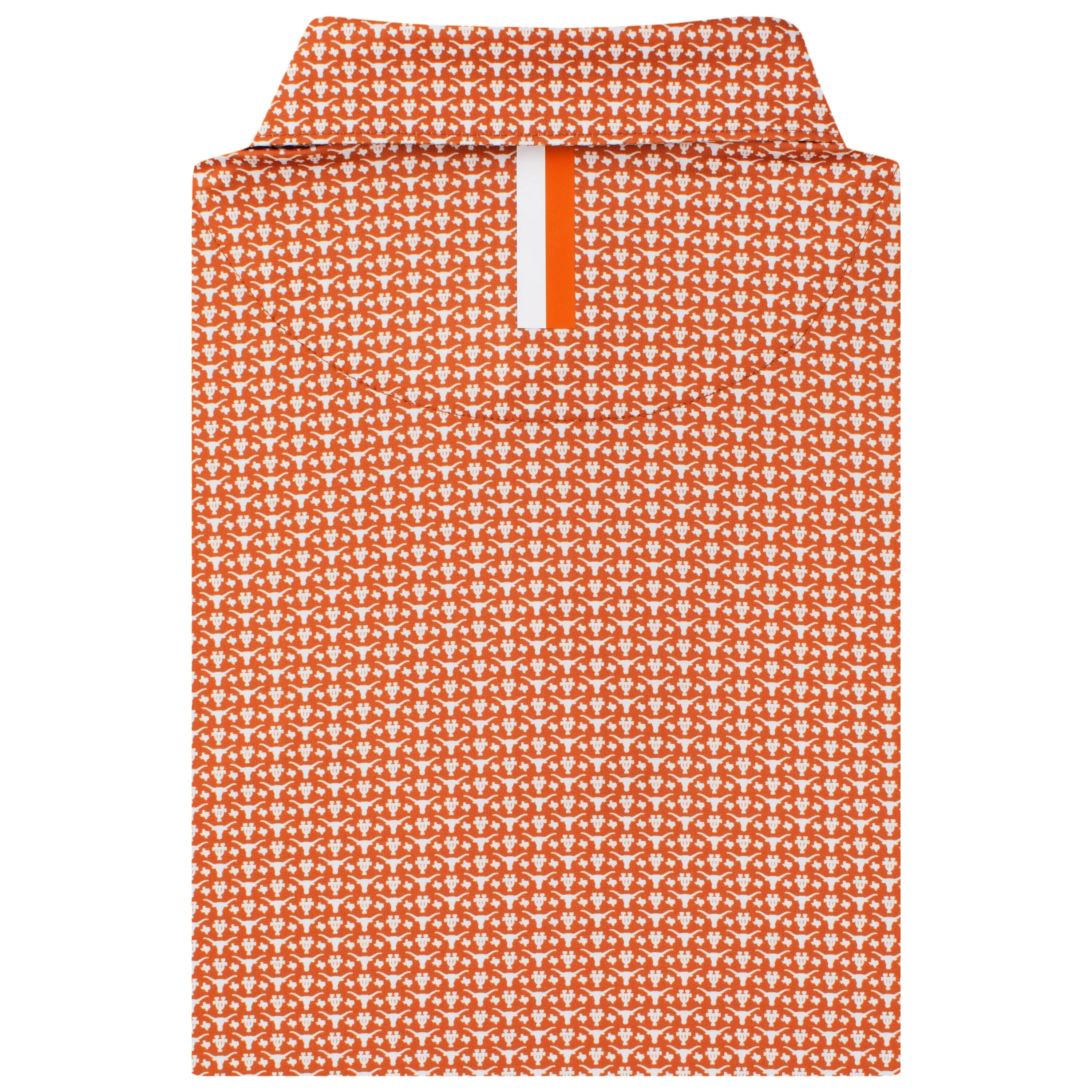 The Texas Icon | Collegiate Polo | The Texas Icon - Rust Orange/White - Image 2