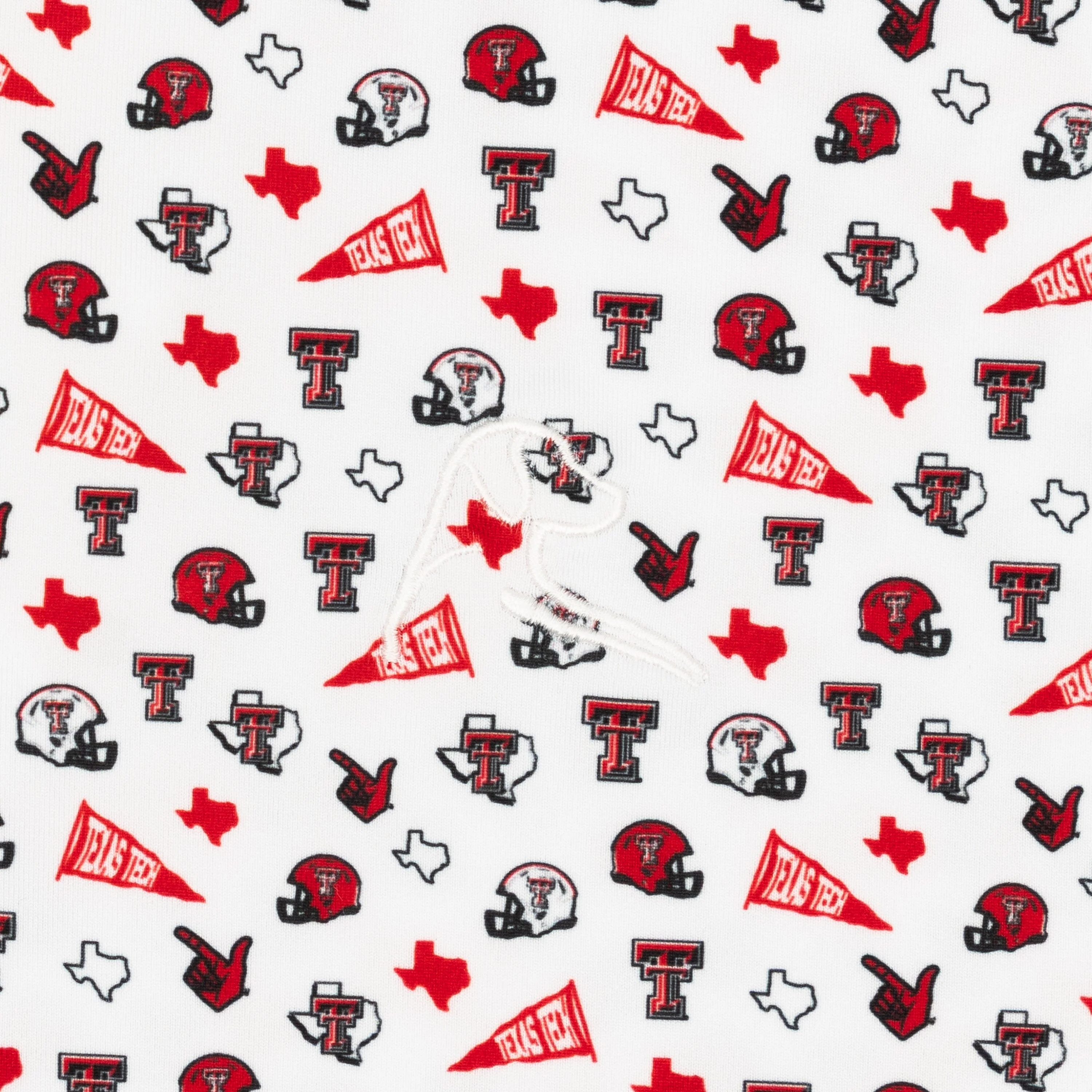The Texas Tech Gameday | Collegiate Polo | The Texas Tech Gameday - White/Cherry Red - Image 3
