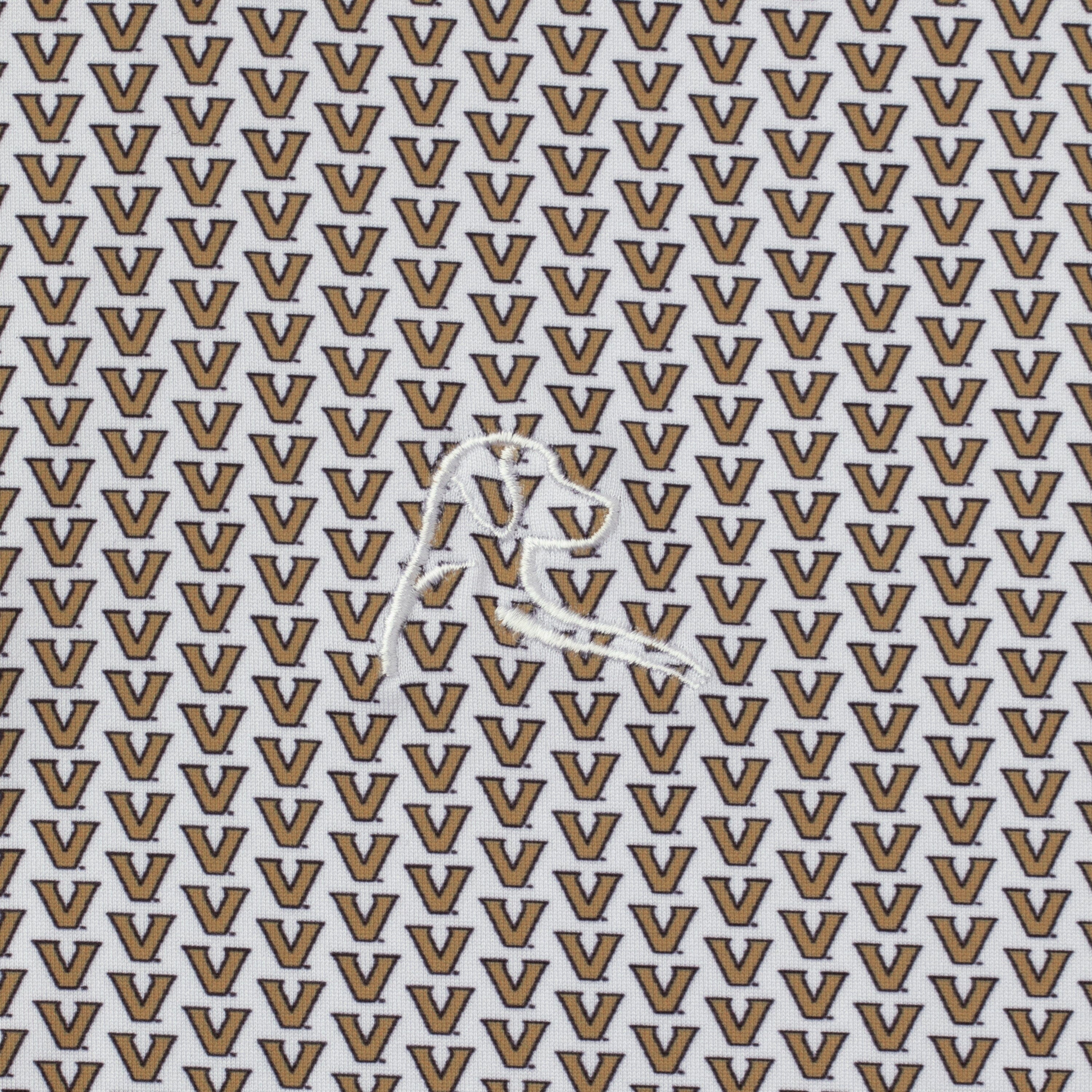 The Vanderbilt Commodores® | Collegiate Polo | The Vanderbilt Commodores® - White/Sierra Gold - Image 3