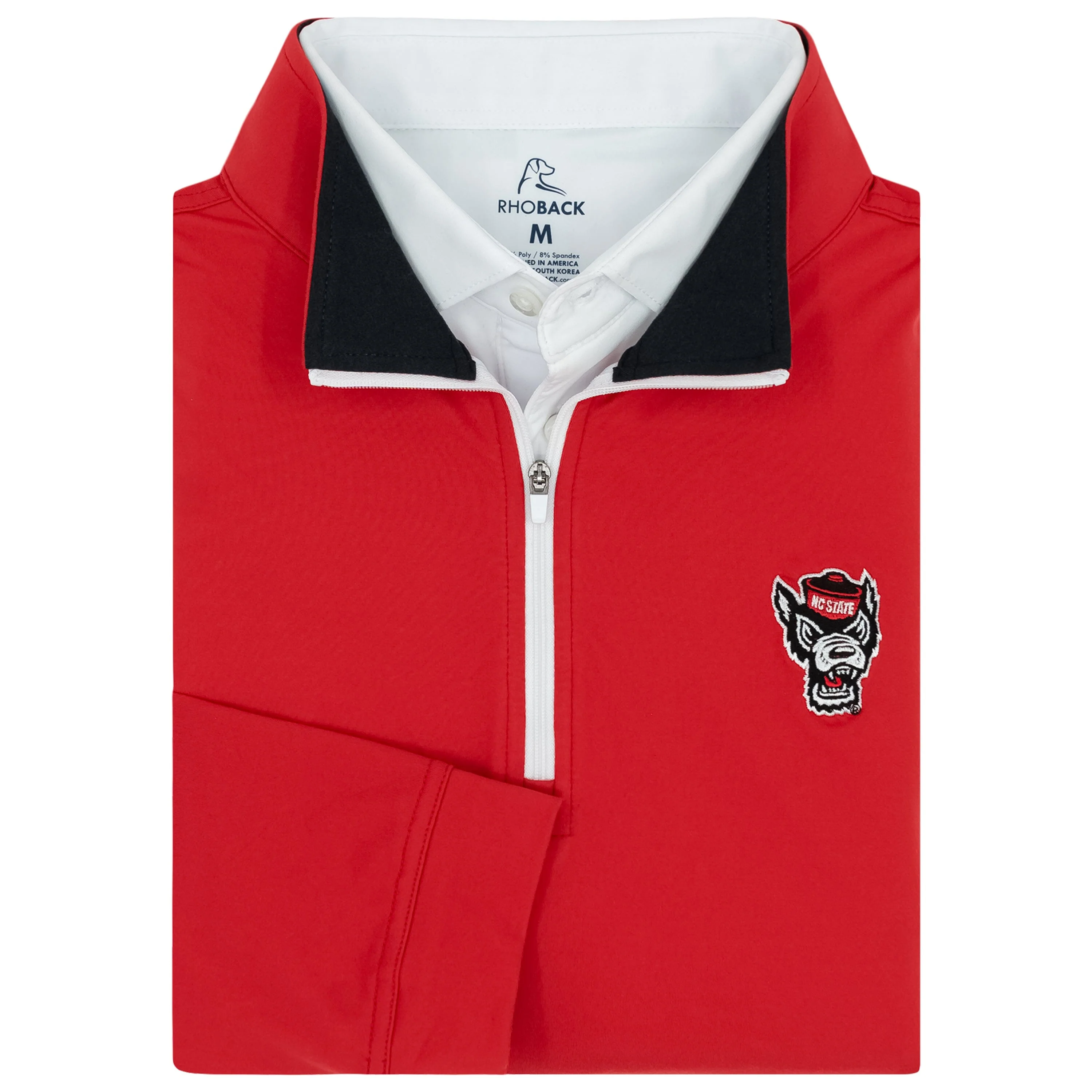 Solid Collegiate Q-Zip - NC State | Solid - Cherry Red - NC State - 2