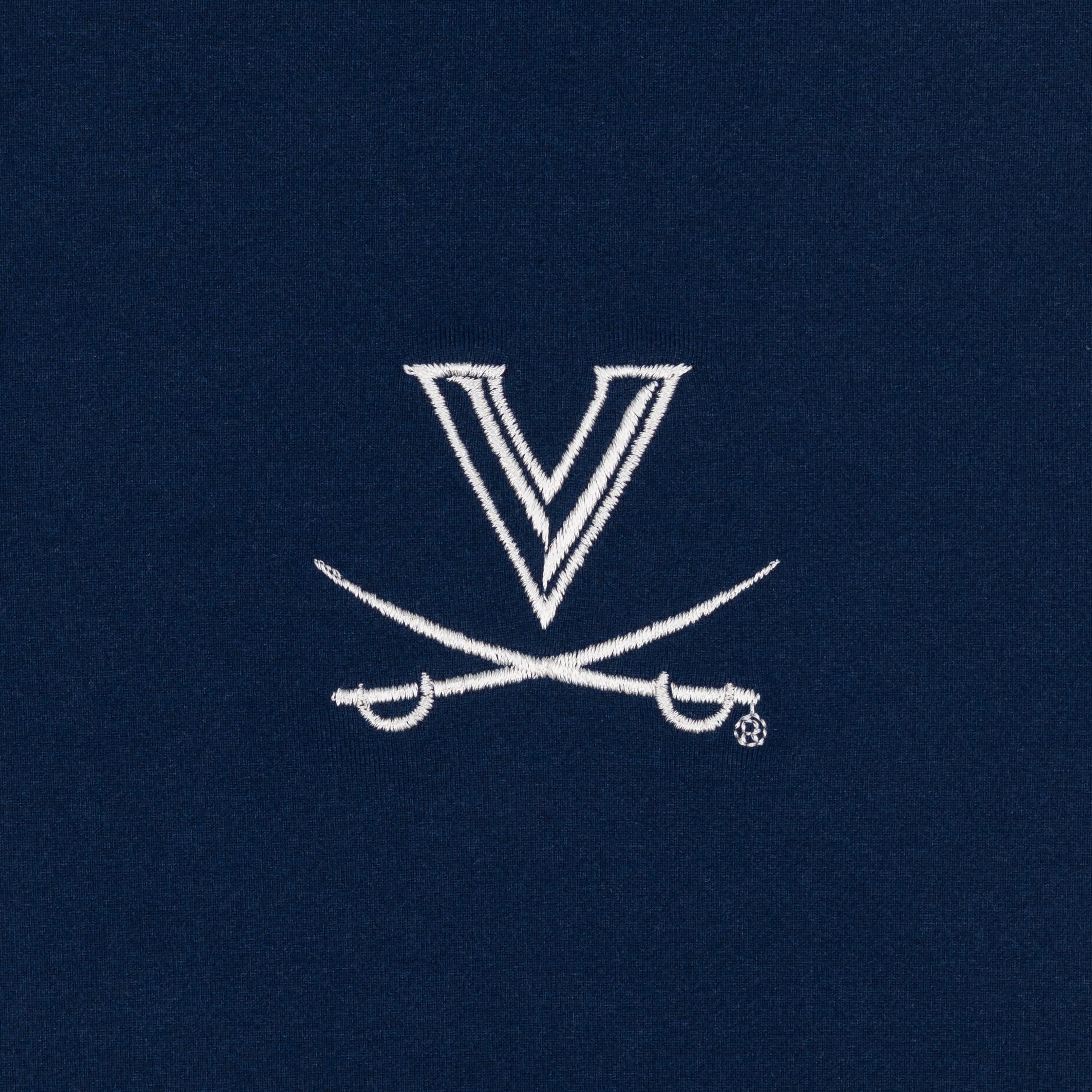 Solid Collegiate Q-Zip - UVA | Solid - Admiral Navy - UVA - 2 - Image 3