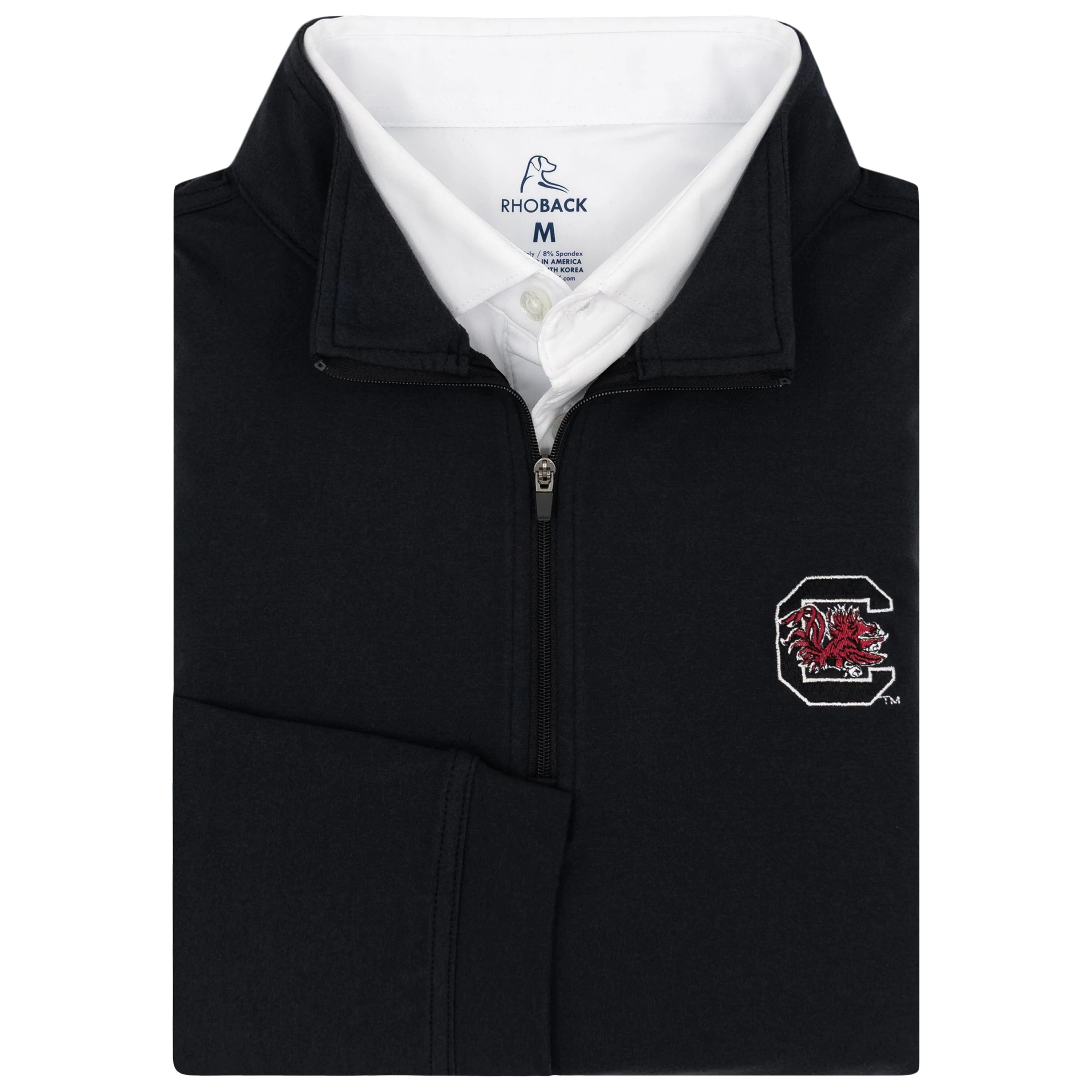 Solid Collegiate Q-Zip - South Carolina | Solid - Black - South Carolina - 1