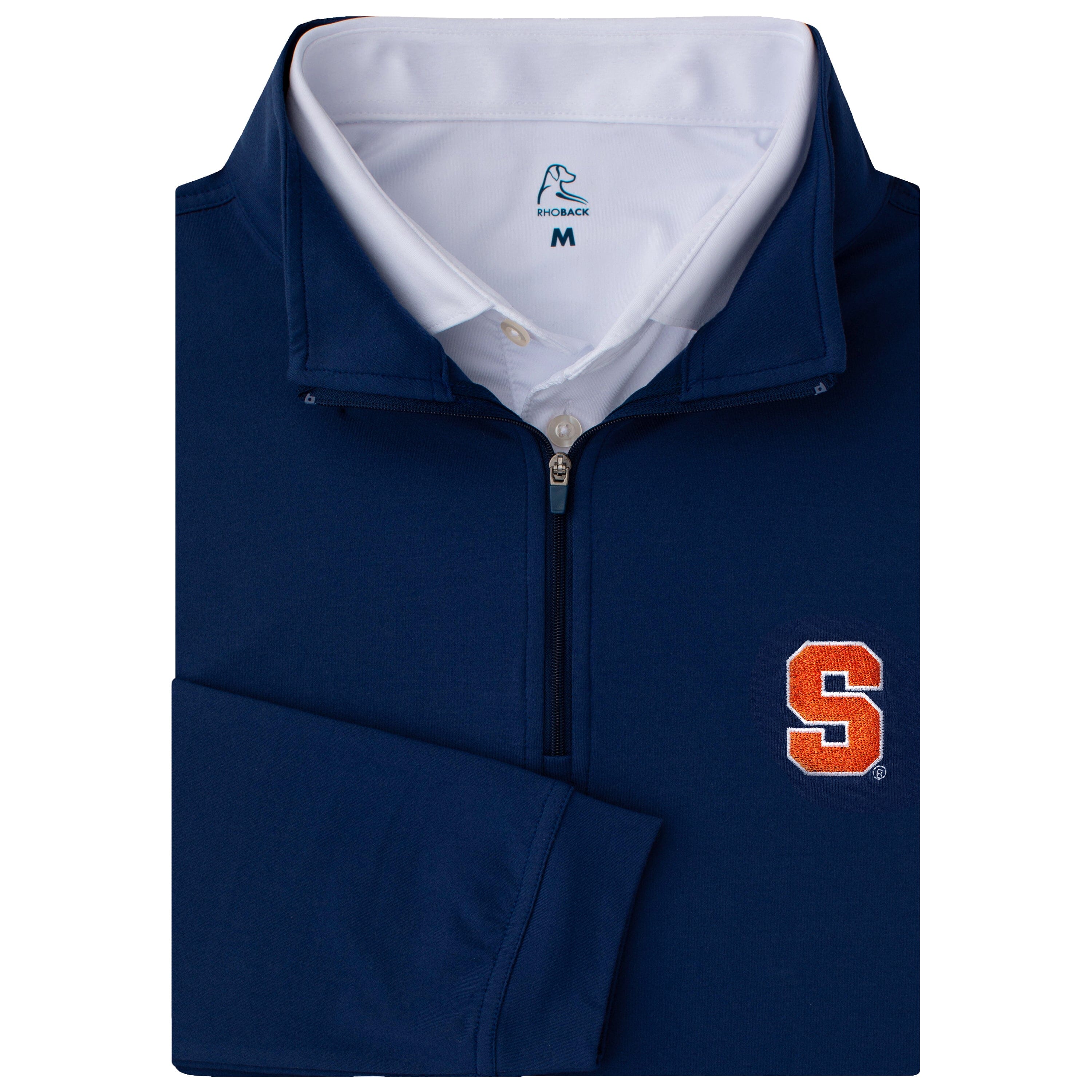 Solid Collegiate Q-Zip - Syracuse | Solid - Indigo Blue - Syracuse - 1