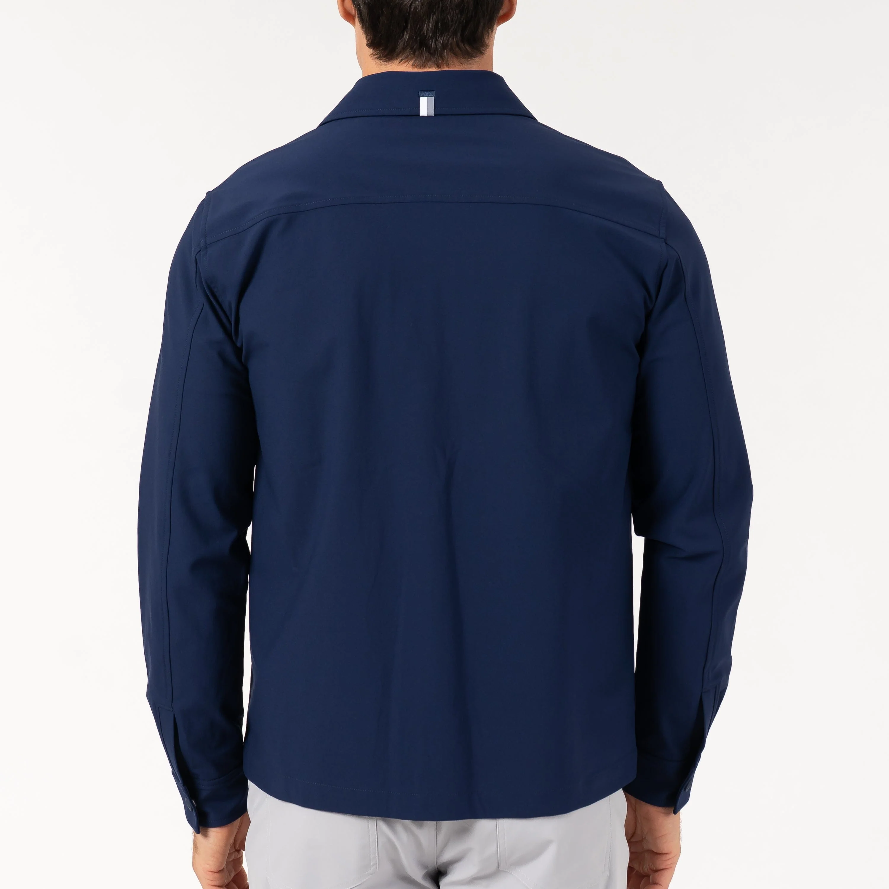 Delta Shirt Jacket | Solid - Fleet Navy - Image 2