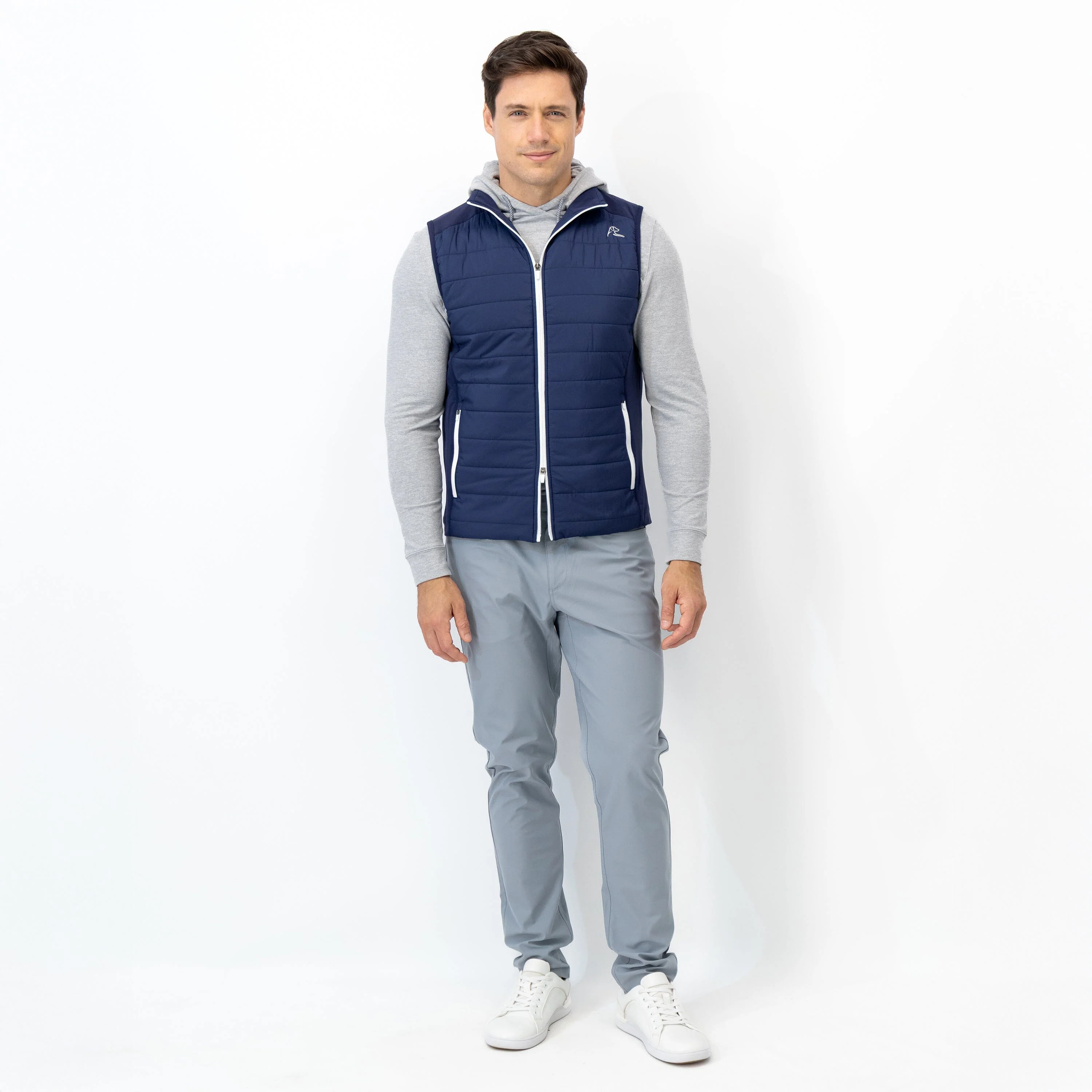 Fulton Performance Vest | Solid - Fleet Navy/White - USA - Image 5