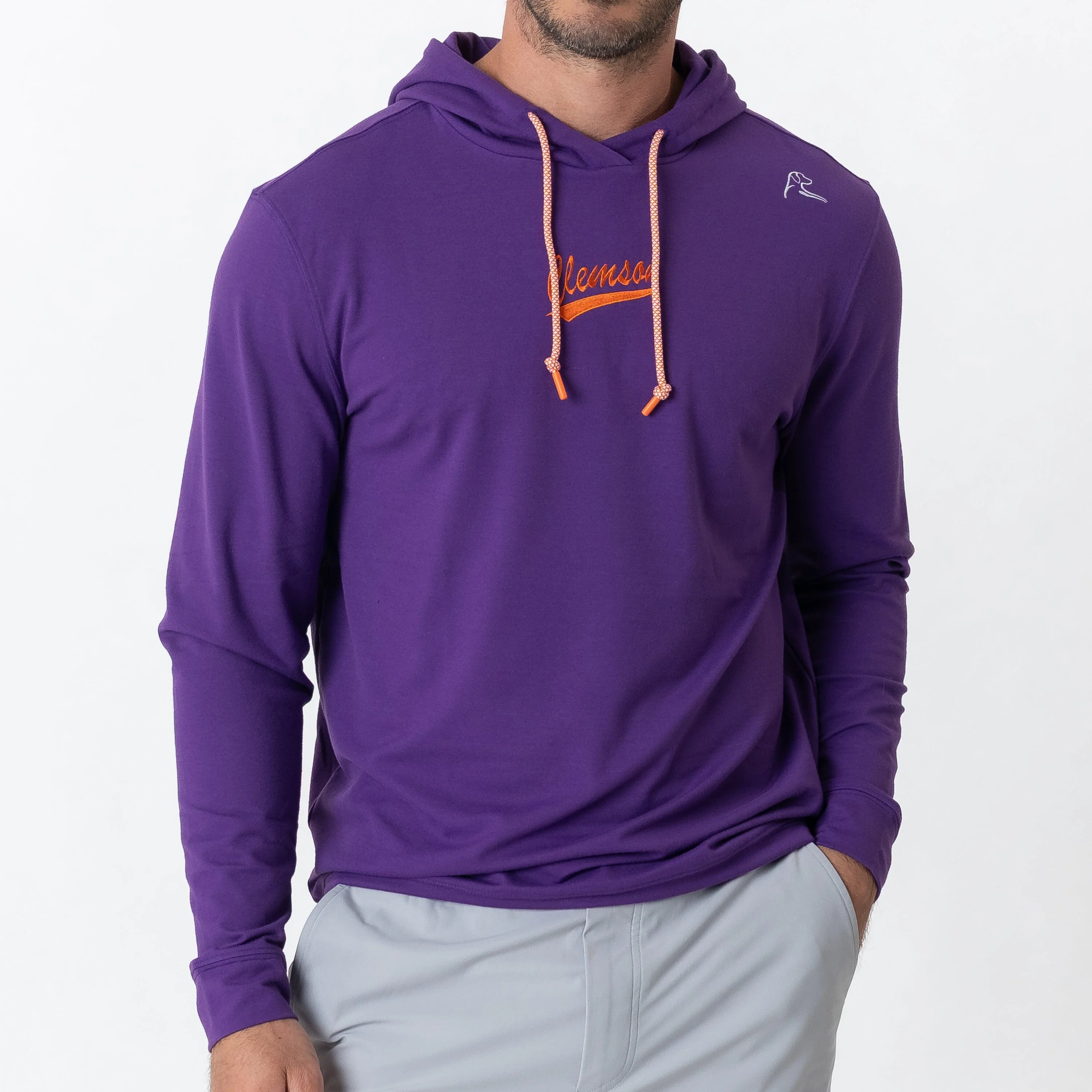 Hesi Collegiate Hoodie - Clemson | Solid - Plum Purple - Clemson - 2