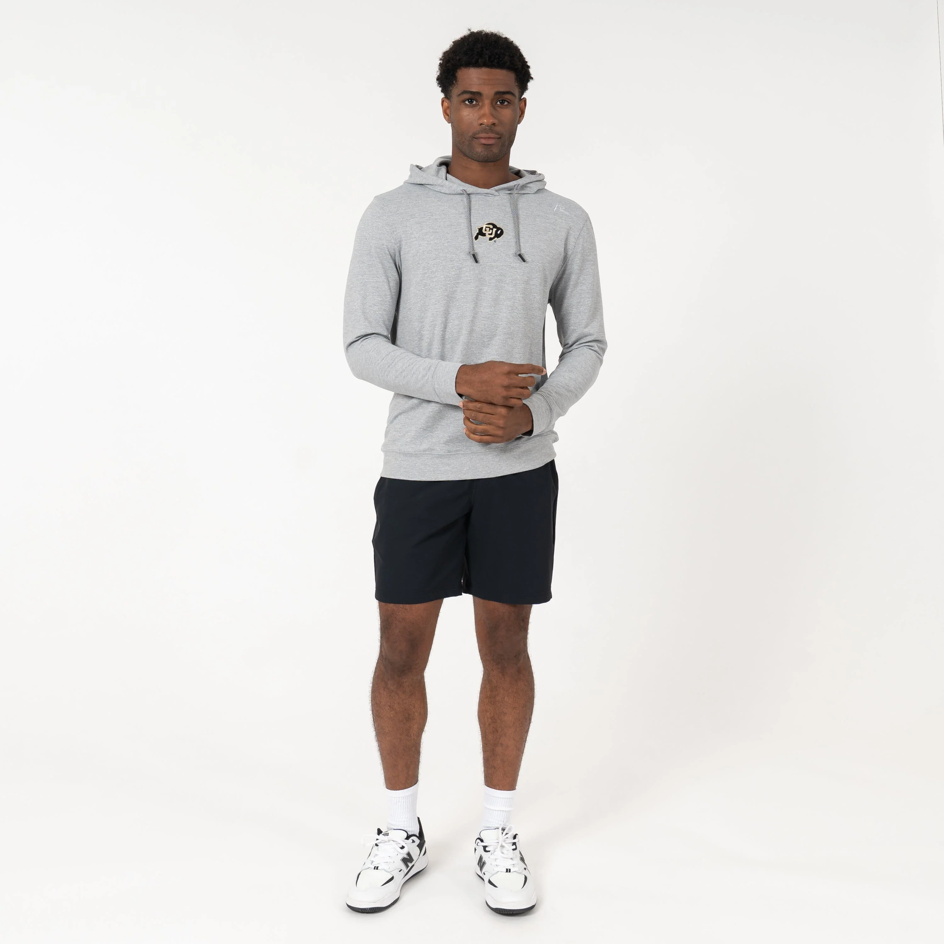 Hesi Collegiate Hoodie - Colorado | Heather - Stainless Steel/White - Colorado - 1 - Image 6