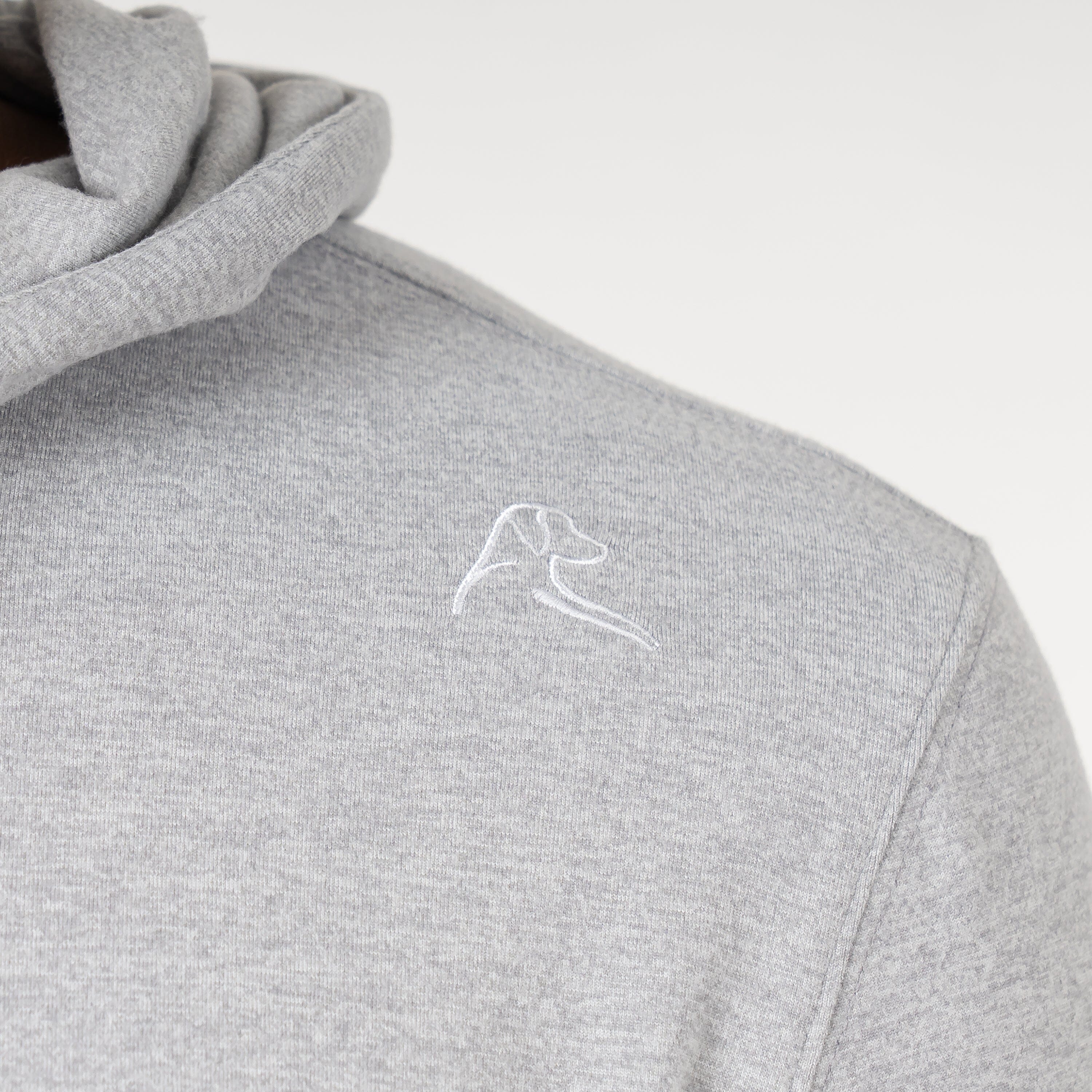 Hesi Collegiate Hoodie - Oklahoma | Heather - Stainless Steel/White - Oklahoma - 1 - Image 5