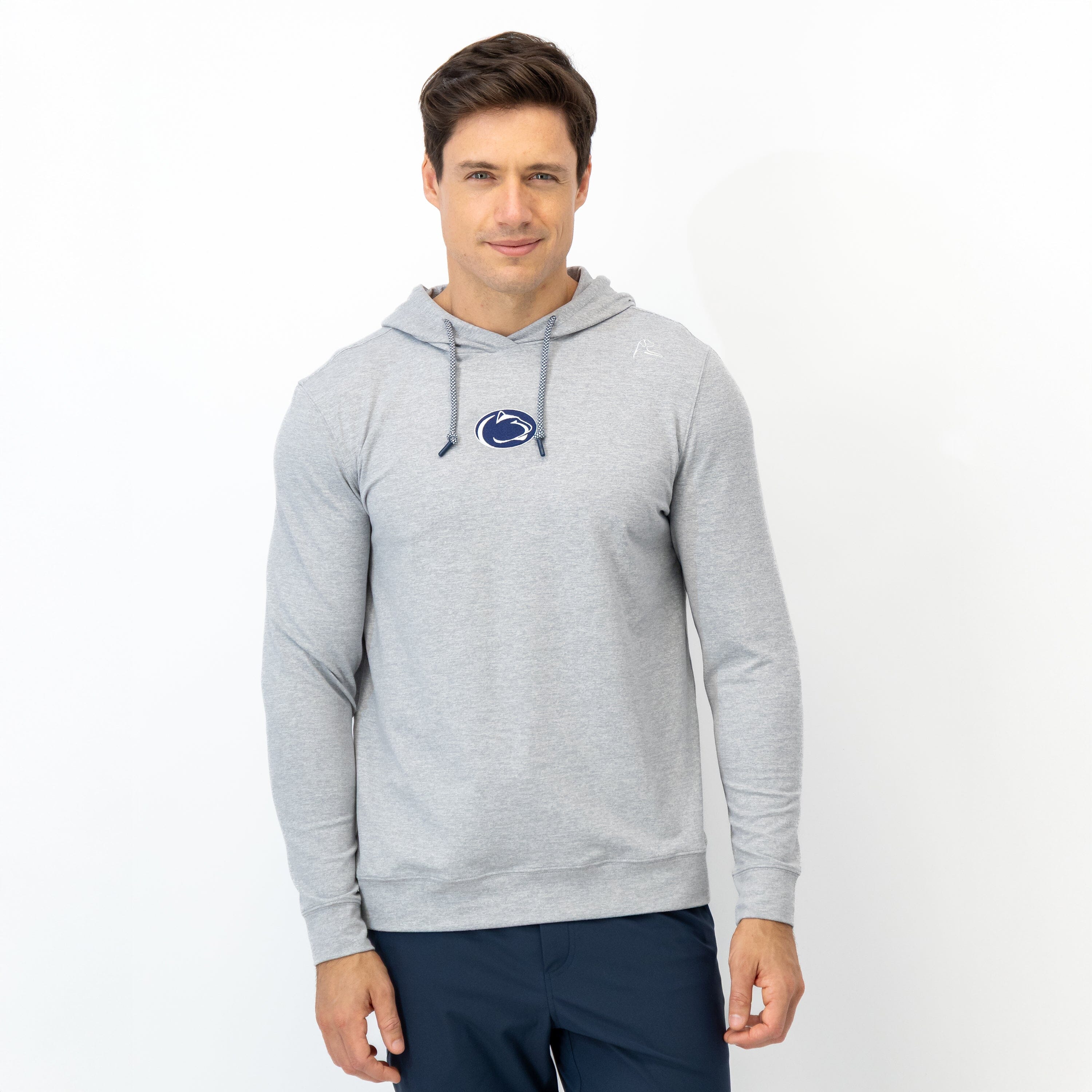 Hesi Collegiate Hoodie - Penn State | Heather - Stainless Steel/White - Penn State - 1 - Image 4