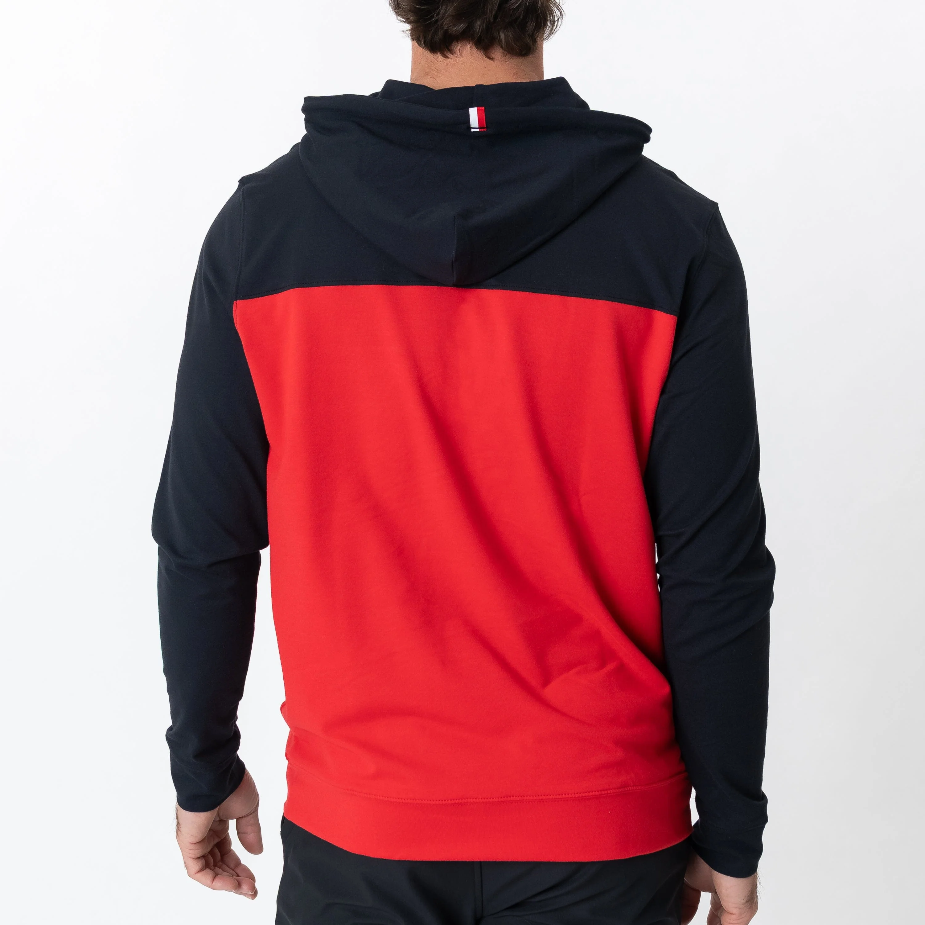 Hesi Collegiate Hoodie - NC State | Colorblock - Midnight Black/Cherry Red - NC State - 1 - Image 2