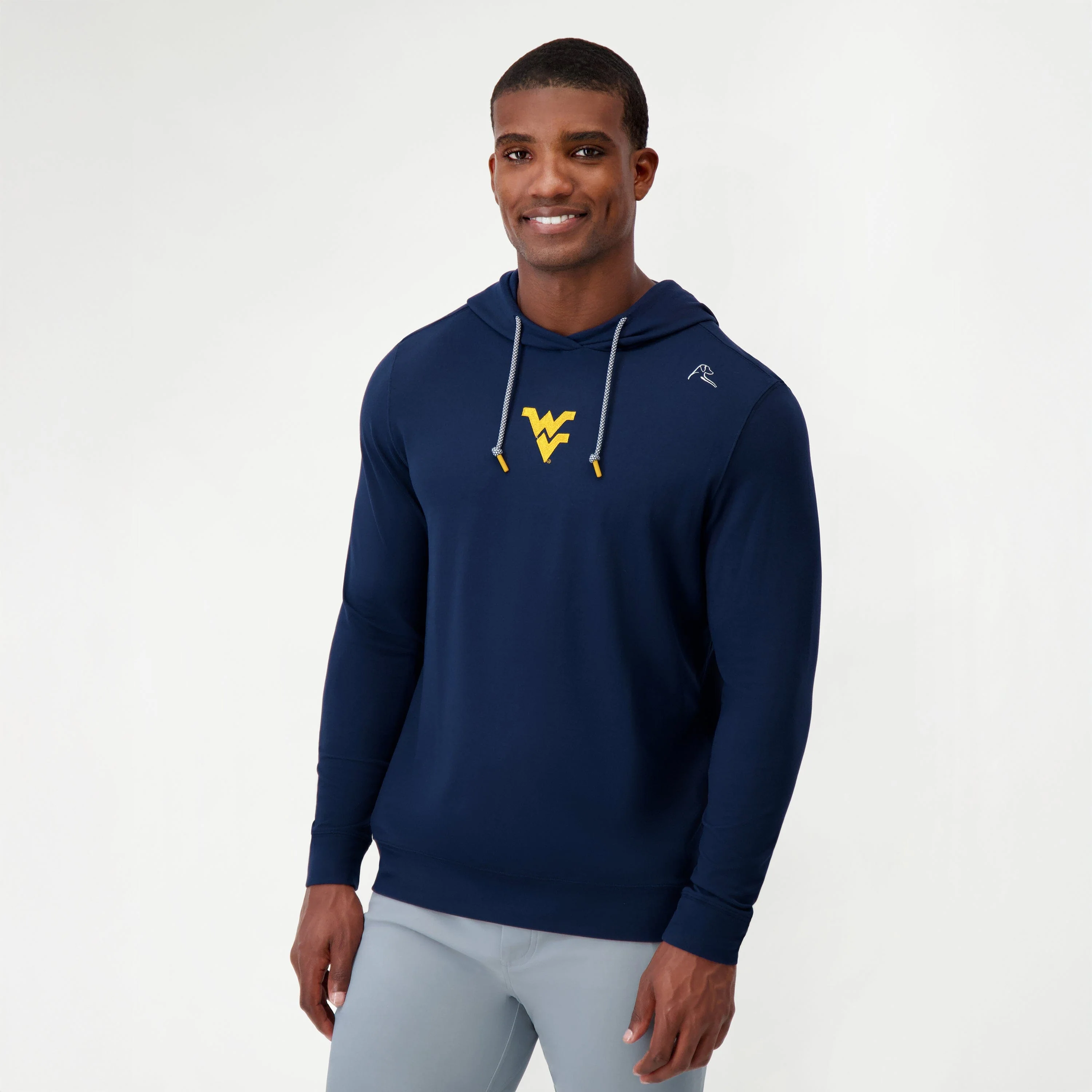 Hesi Collegiate Hoodie - WVU | Solid - Indigo Blue - WVU - 1 - Image 3