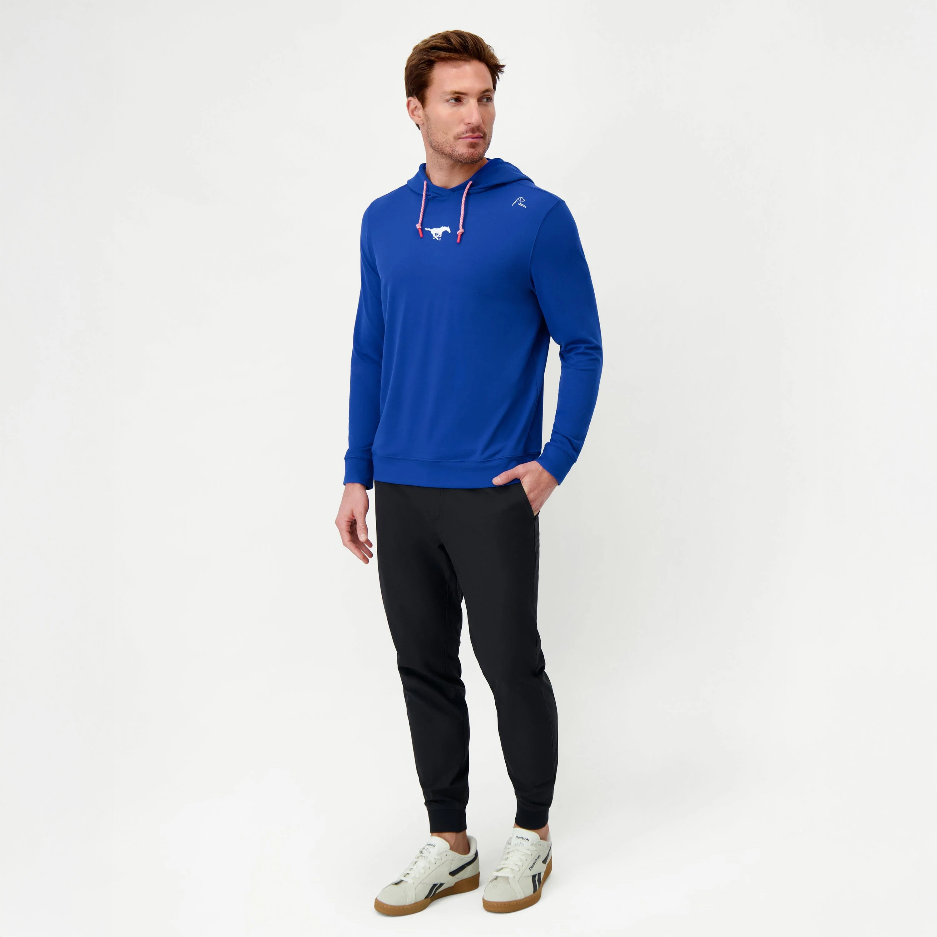 Hesi Collegiate Hoodie - SMU | Solid - Ocean Blue - SMU - 1 - Image 4