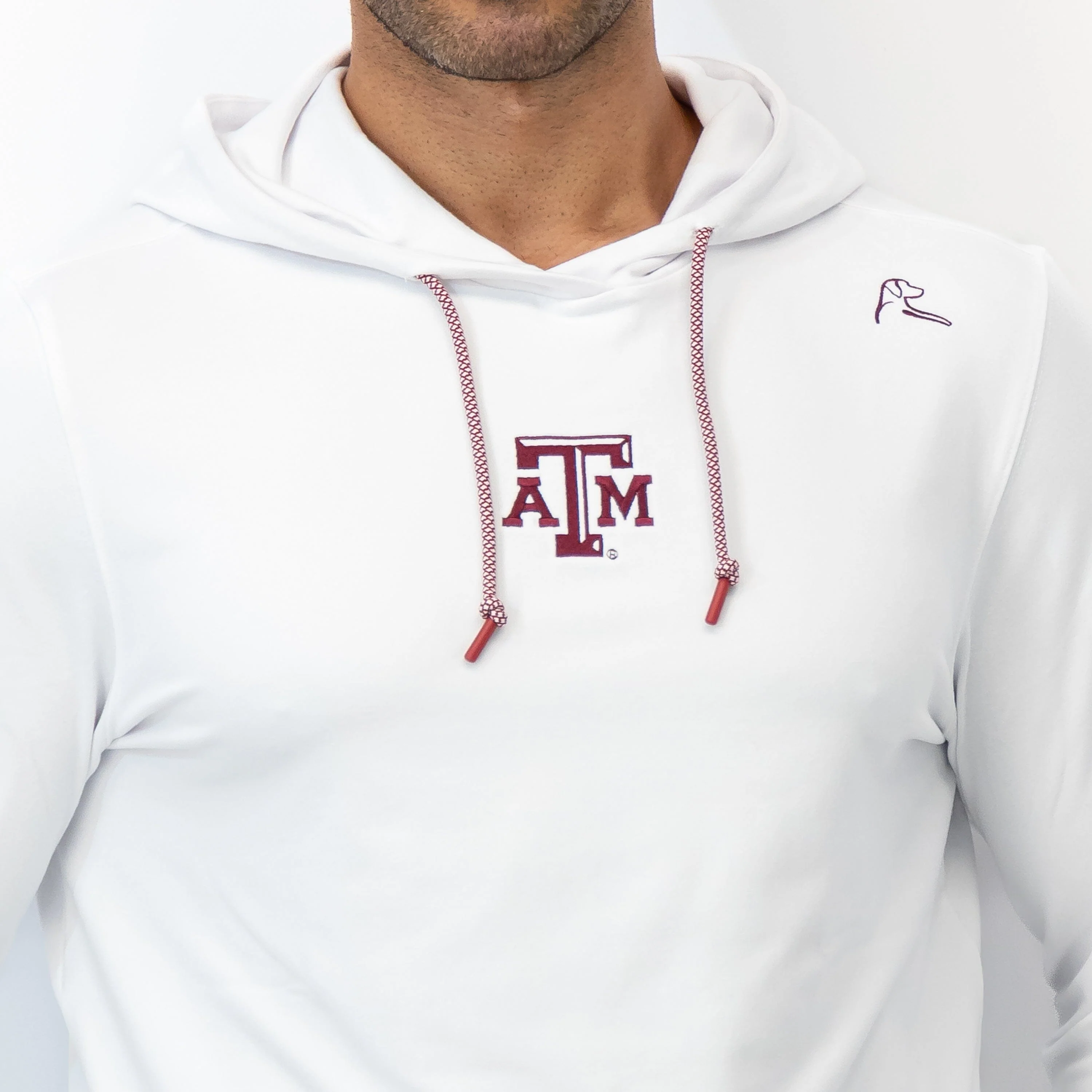 Hesi Collegiate Hoodie - Texas A&M | Solid - White - Texas A&M - 1 - Image 2