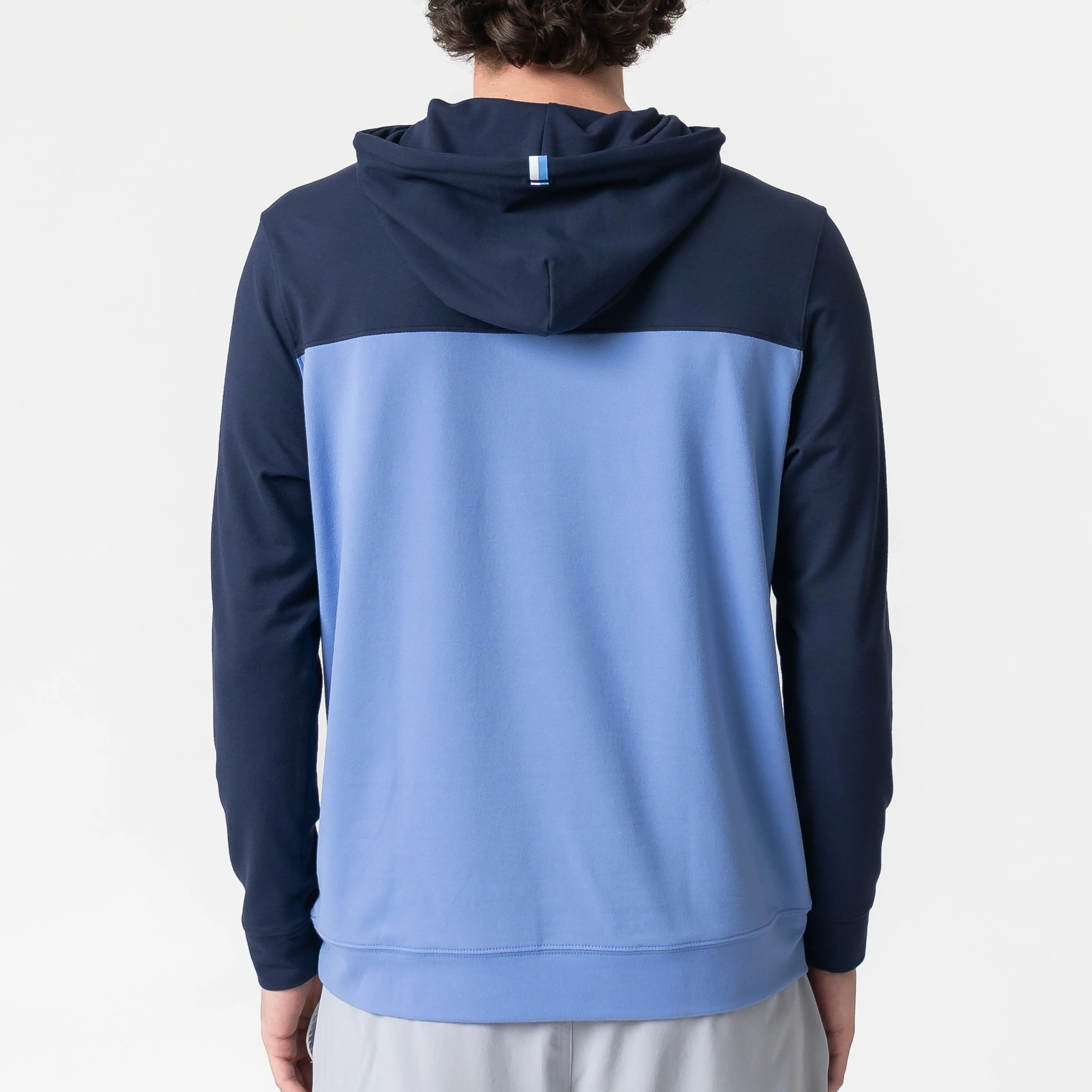 Hesi Performance Hoodie | Colorblock - Fleet Navy/Lavender Blue - Image 3