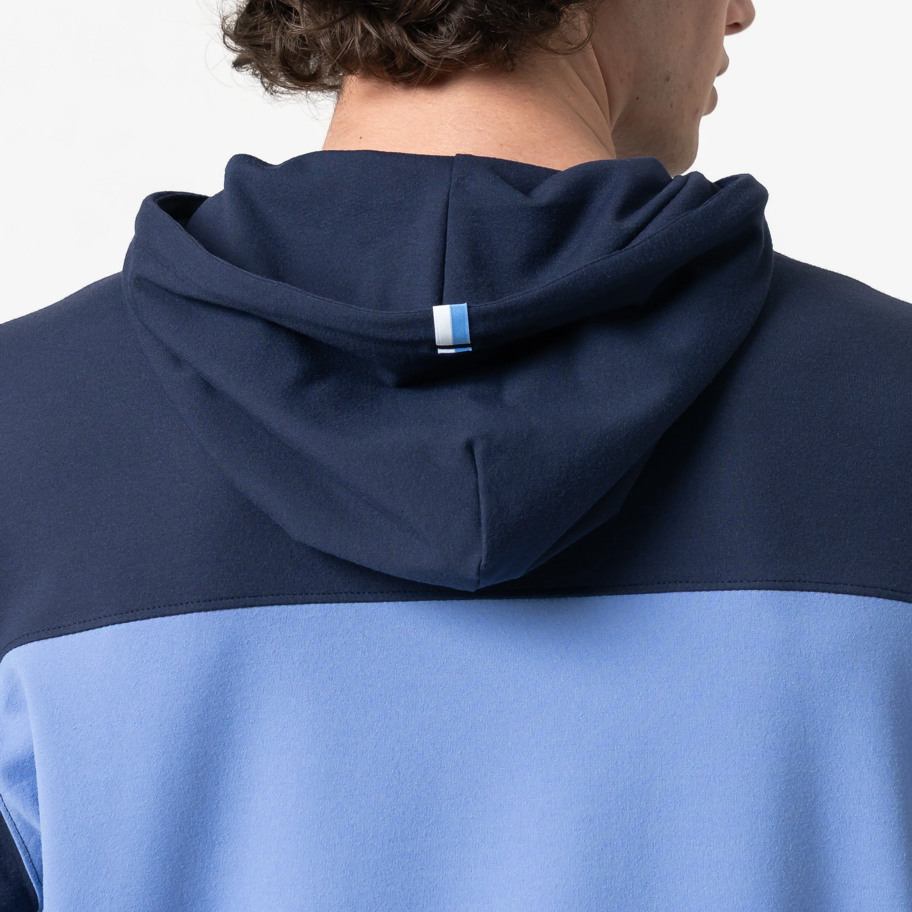 Hesi Performance Hoodie | Colorblock - Fleet Navy/Lavender Blue - Image 4