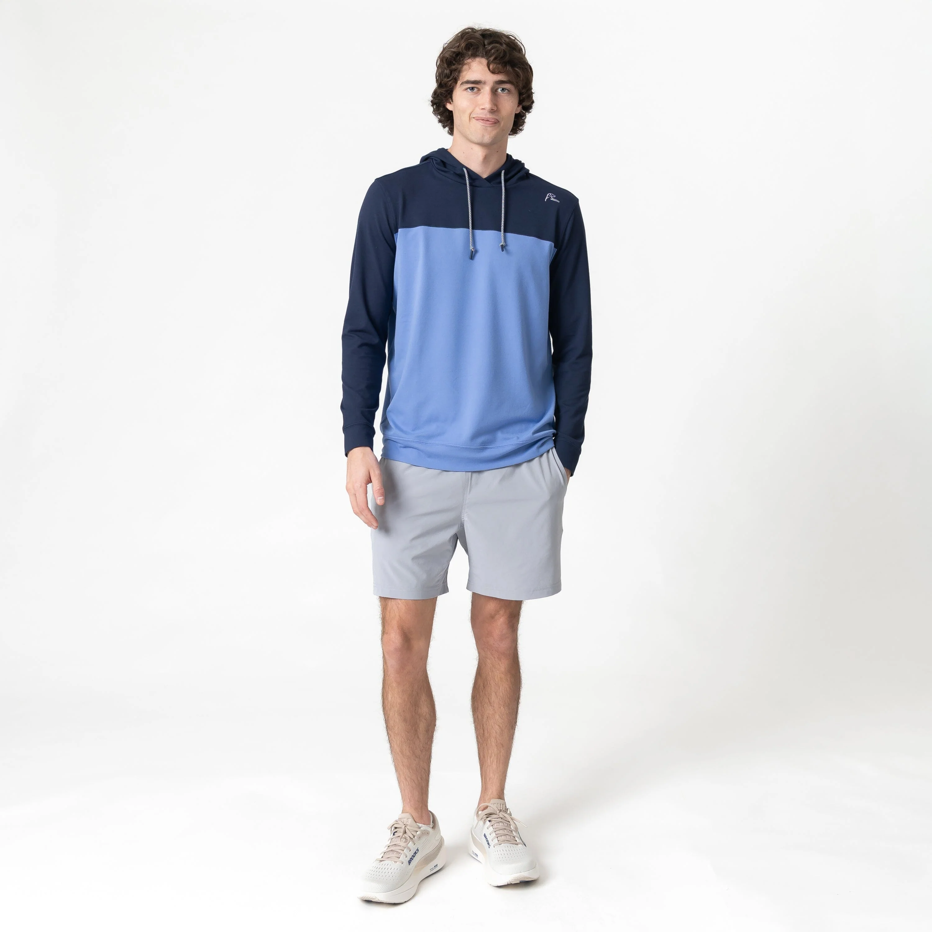 Hesi Performance Hoodie | Colorblock - Fleet Navy/Lavender Blue - Image 6