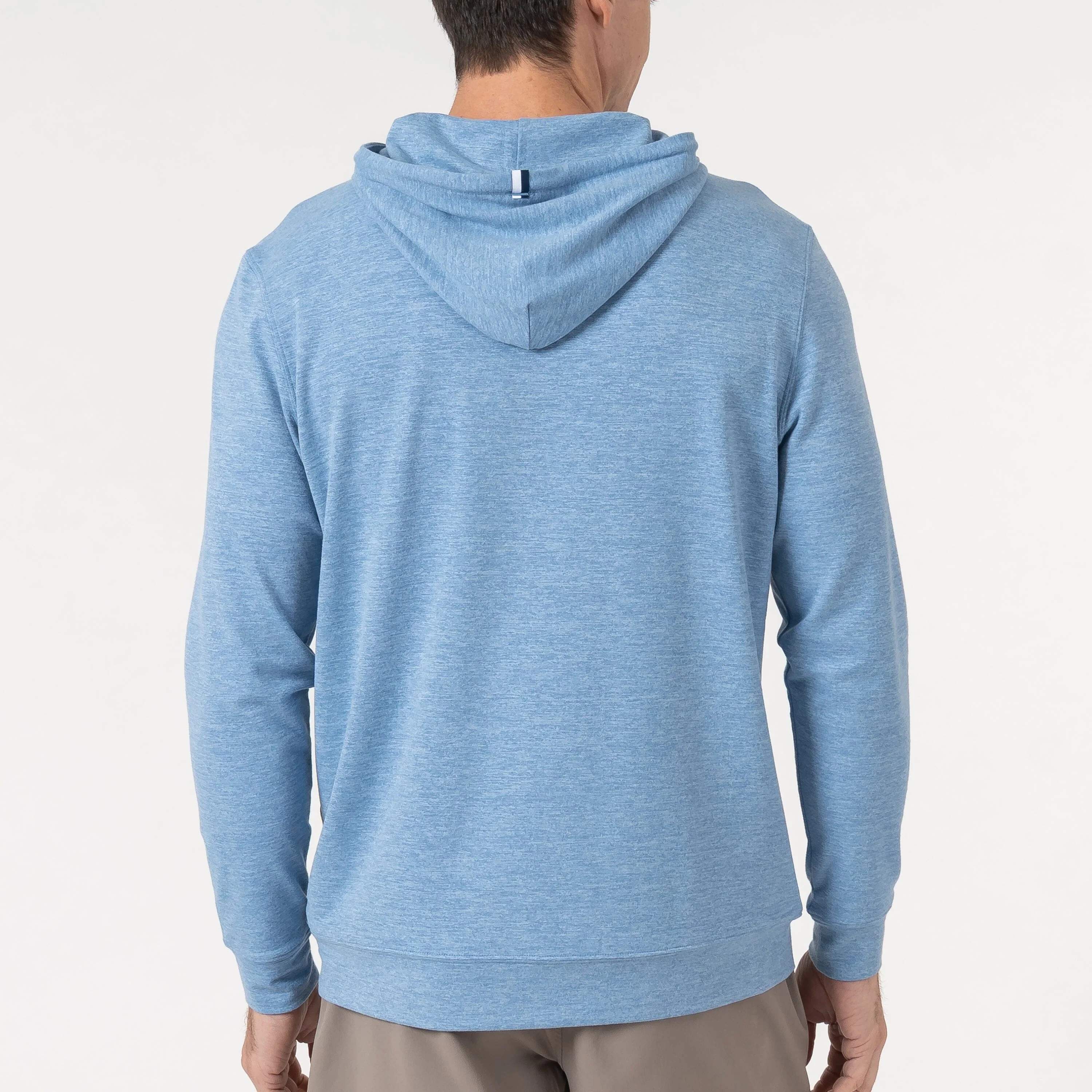 Hesi Performance Hoodie | Heather - Potomac Blue/Baby Blue - Image 2