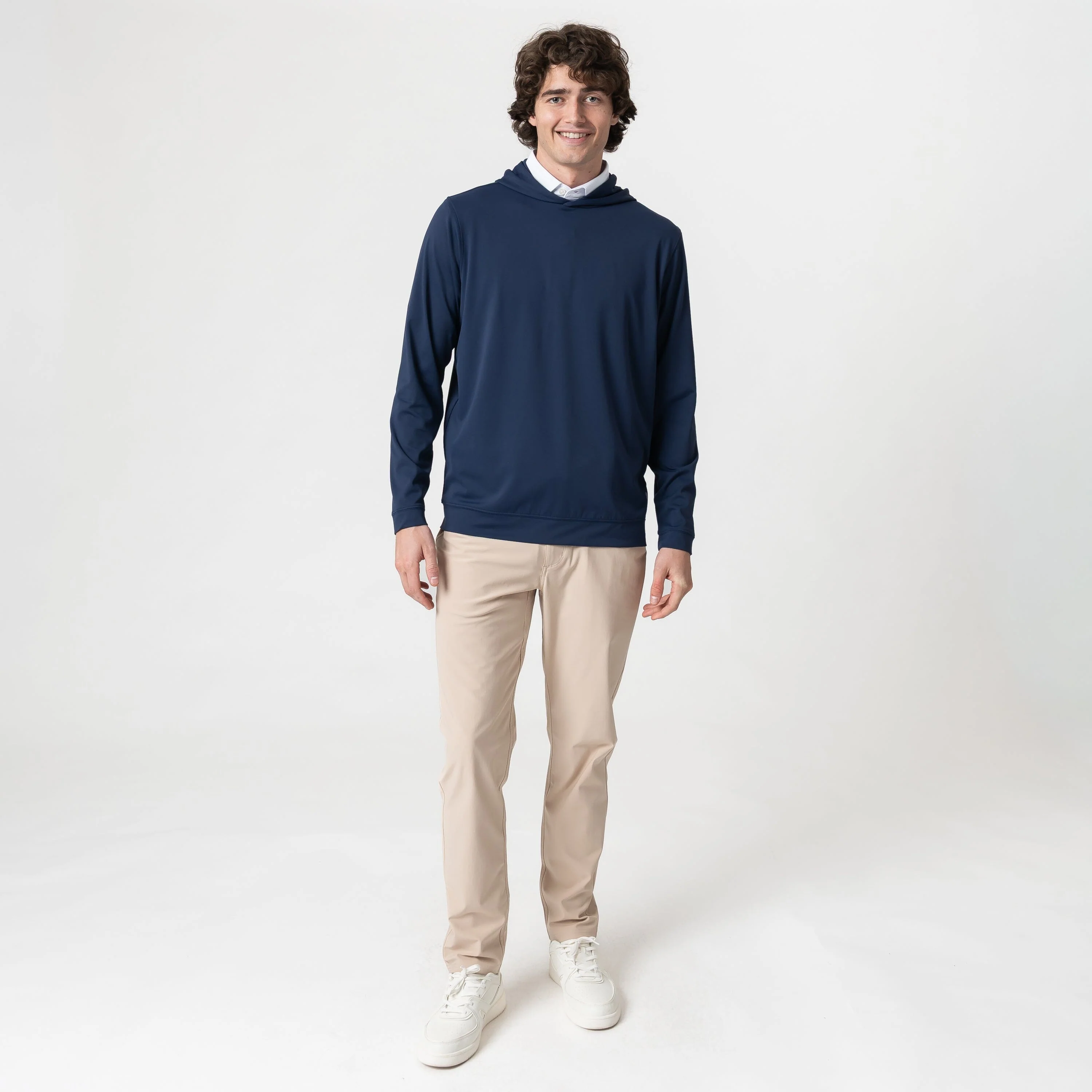 Highlands Performance Hoodie | Solid - Fleet Navy - Image 7
