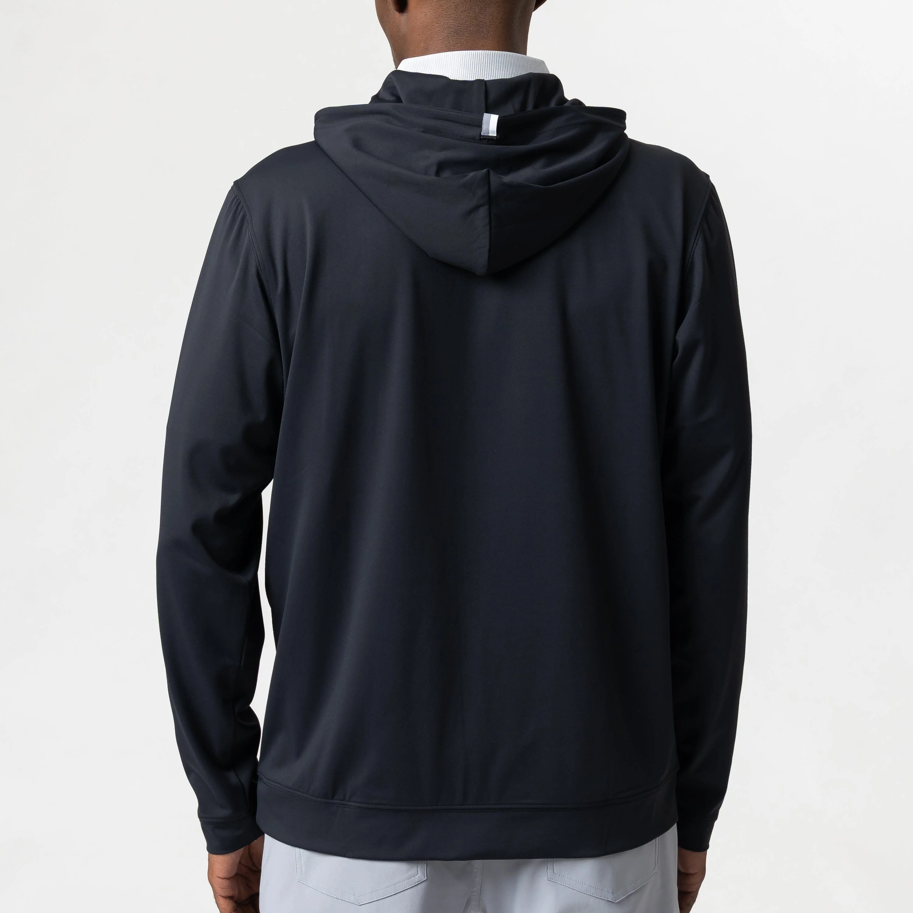 Highlands Performance Hoodie | Solid - Midnight Black - Image 2