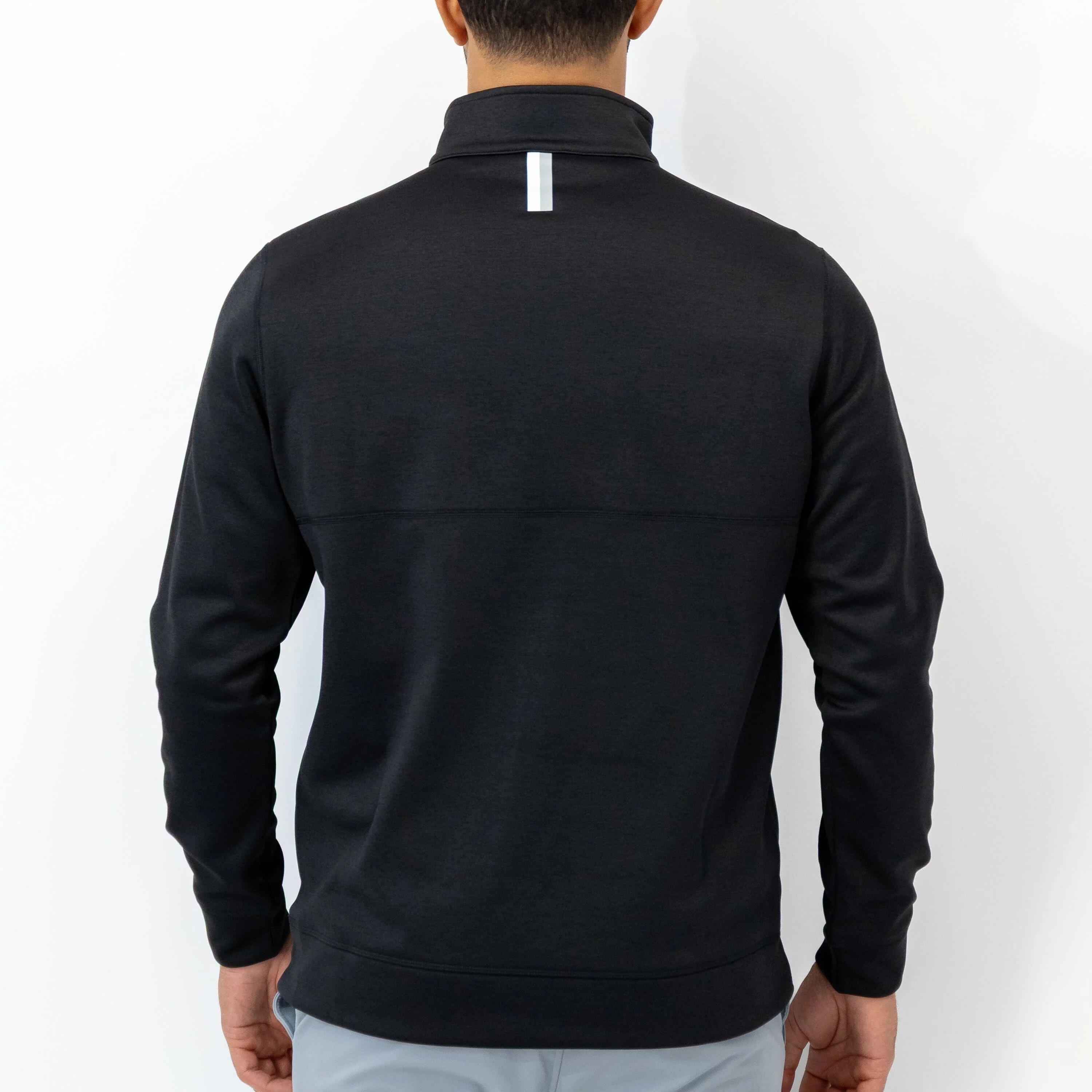 Knoll Performance Half-Zip | Heather - Midnight Black/Midnight Black - Image 2