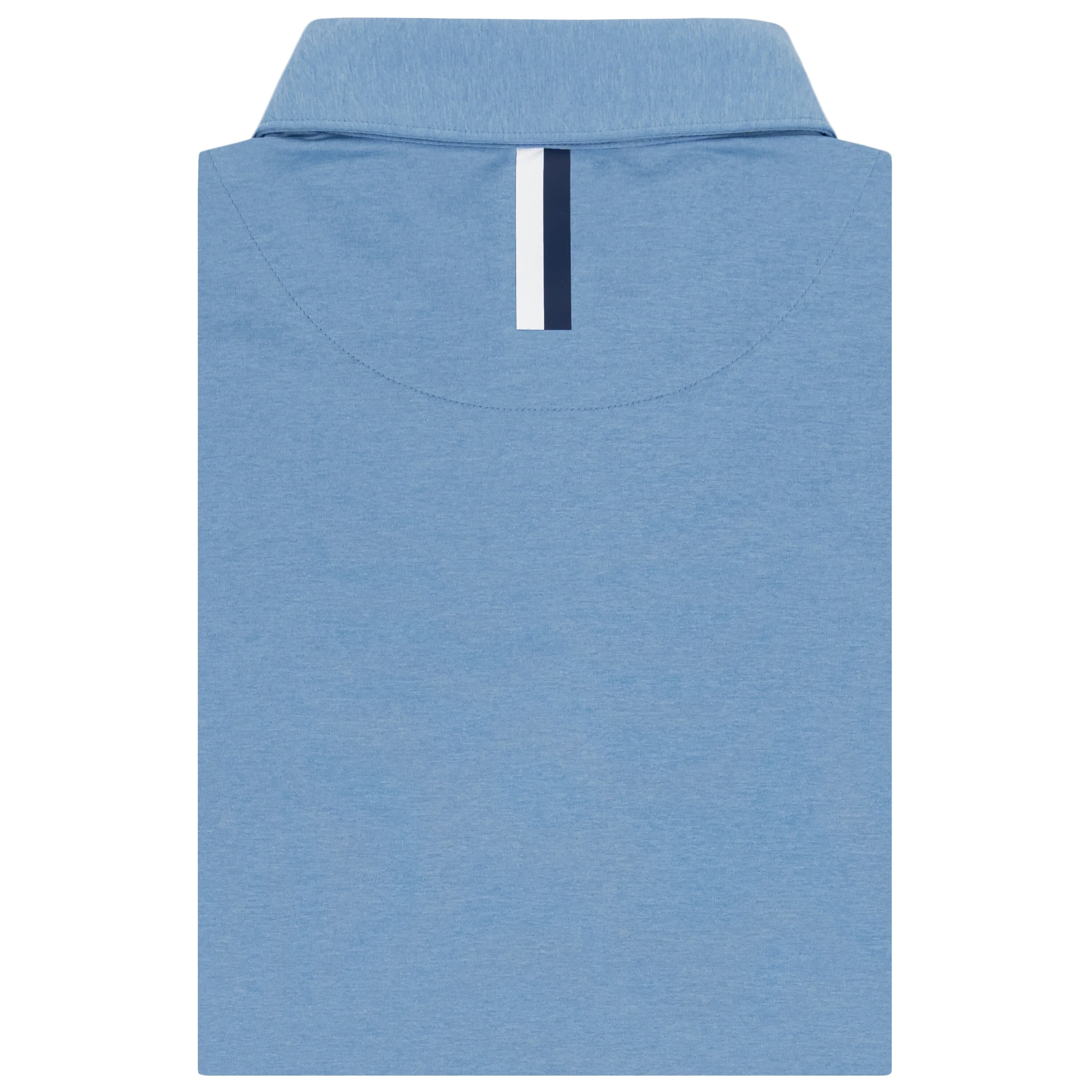 Heather | Long Sleeve Performance Polo | Heather - Potomac Blue/Baby Blue - Image 2