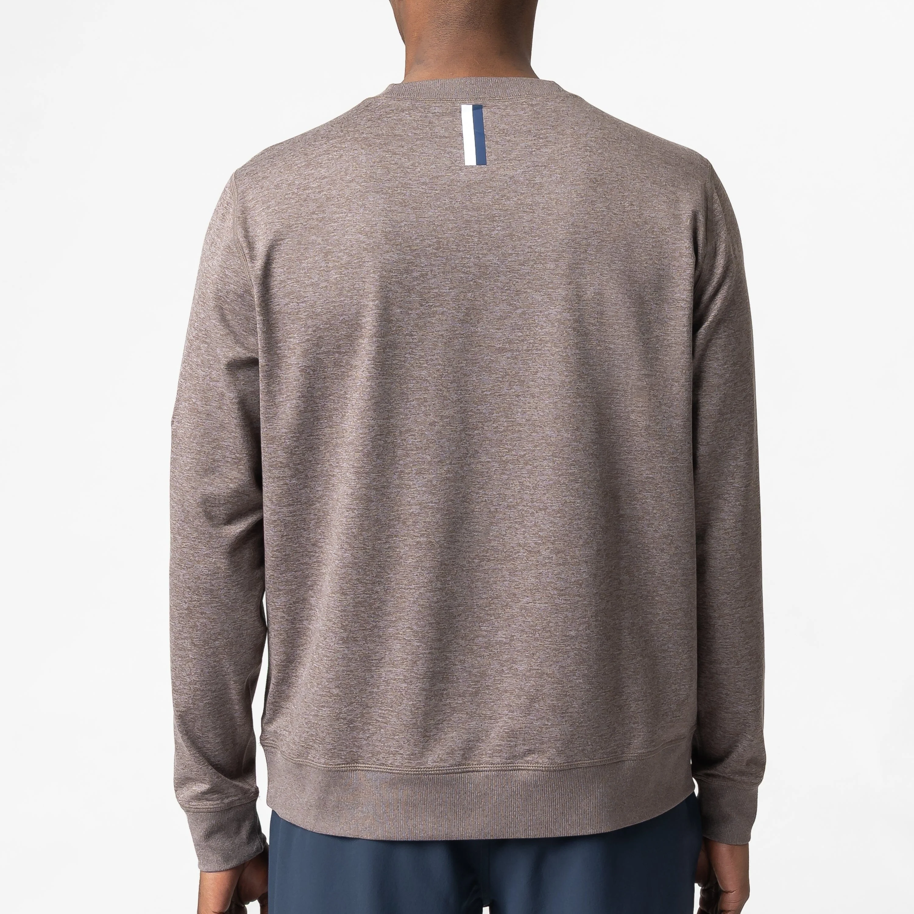 Pace Performance Crew | Heather - Greyhawk/Dark Taupe - Image 2