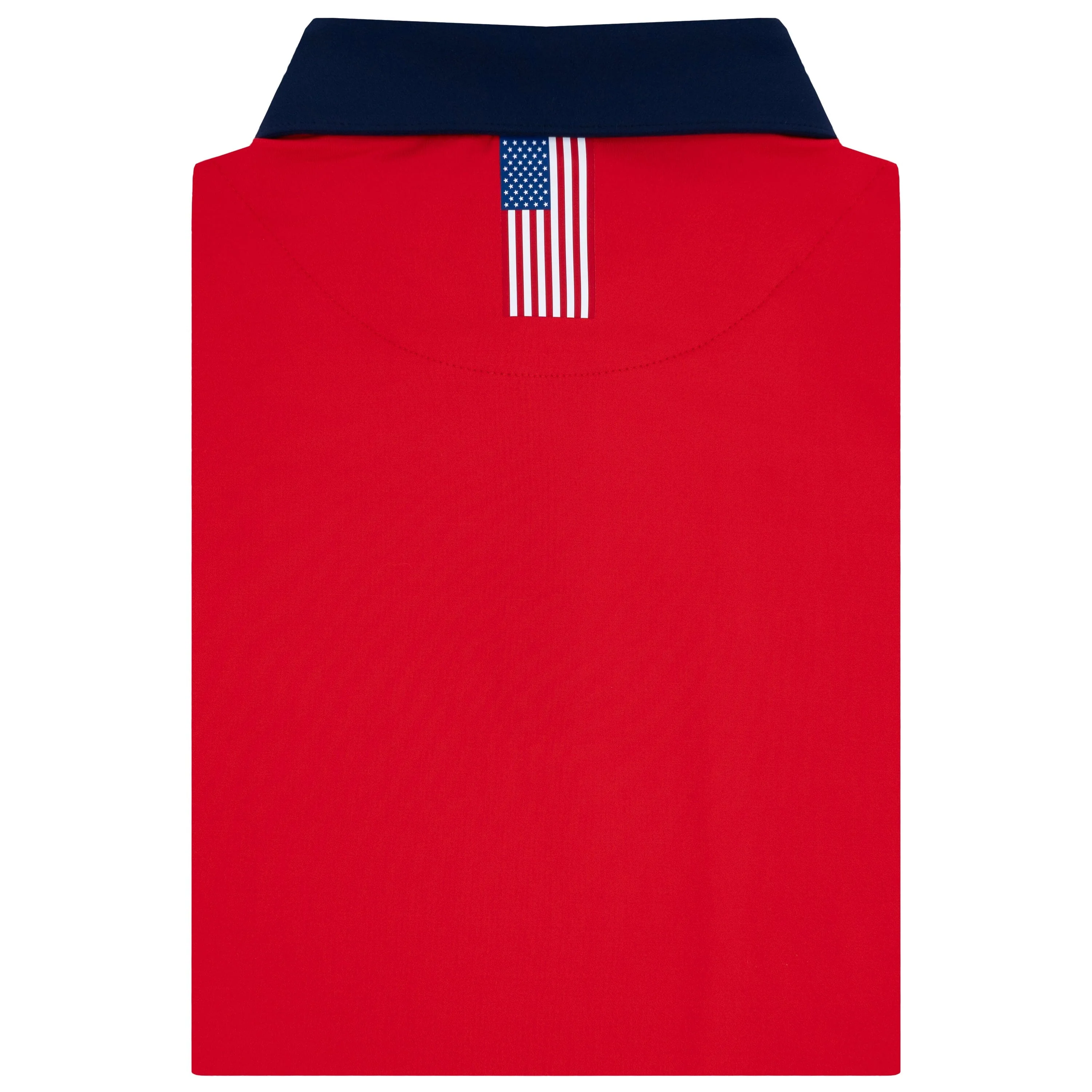 Solid - USA | Performance Polo | Solid - Classic Red/Fleet Navy - USA - Image 2