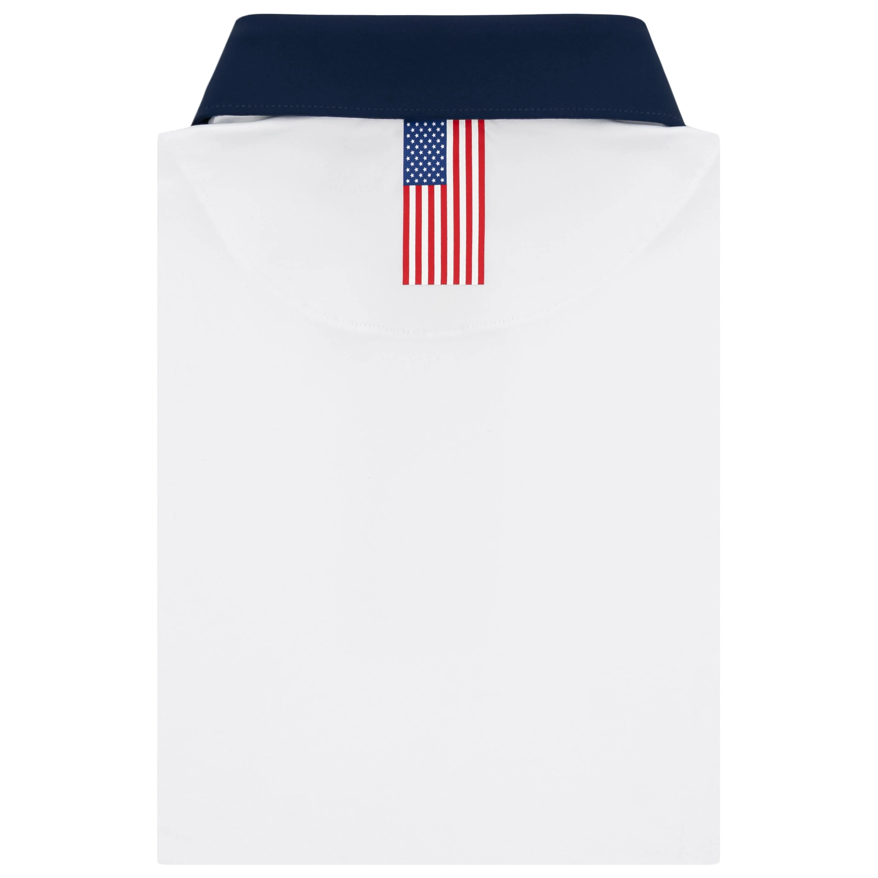 Solid - USA | Performance Polo | Solid - White/Fleet Navy - USA - Image 2