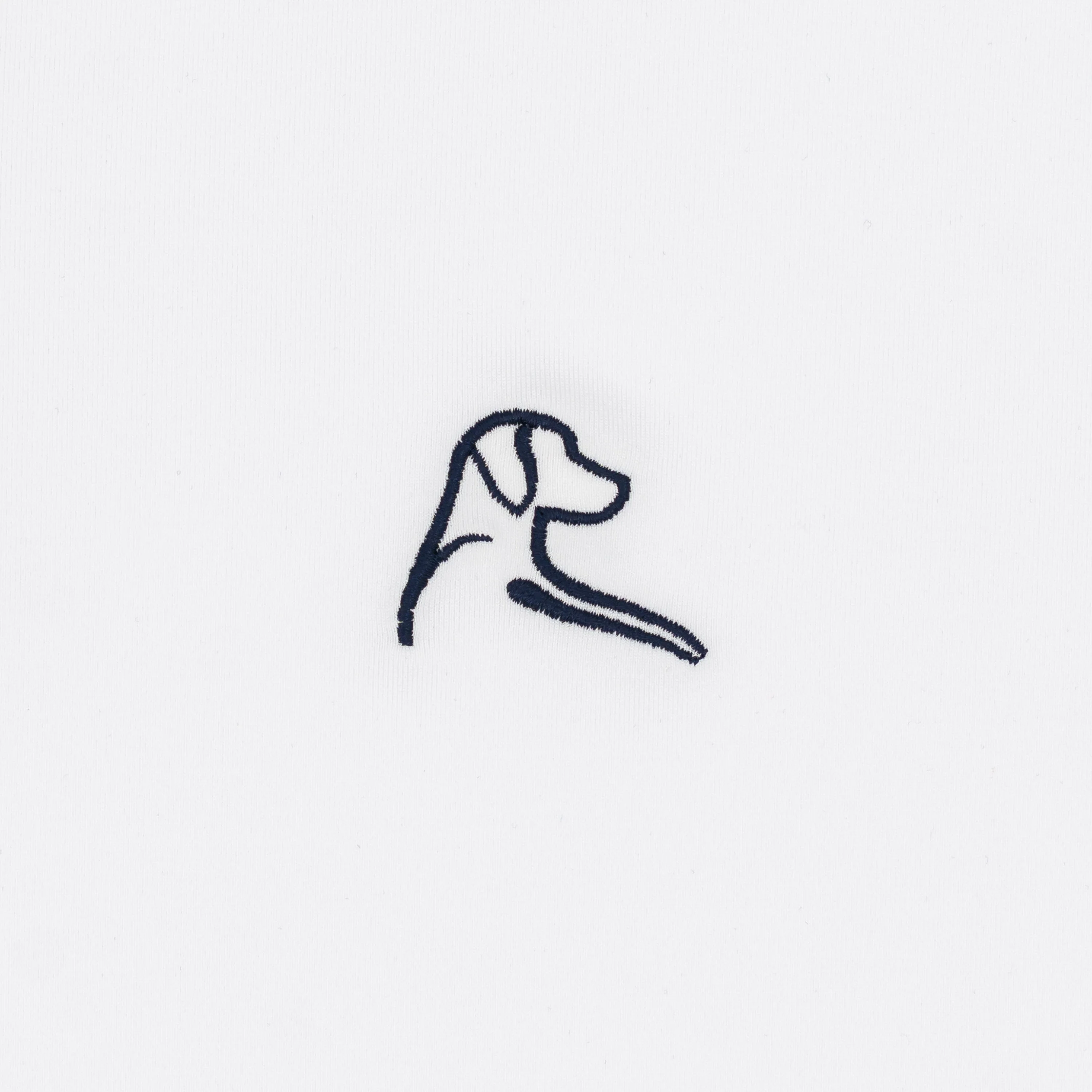 Solid - USA | Performance Polo | Solid - White/Fleet Navy - USA - Image 3