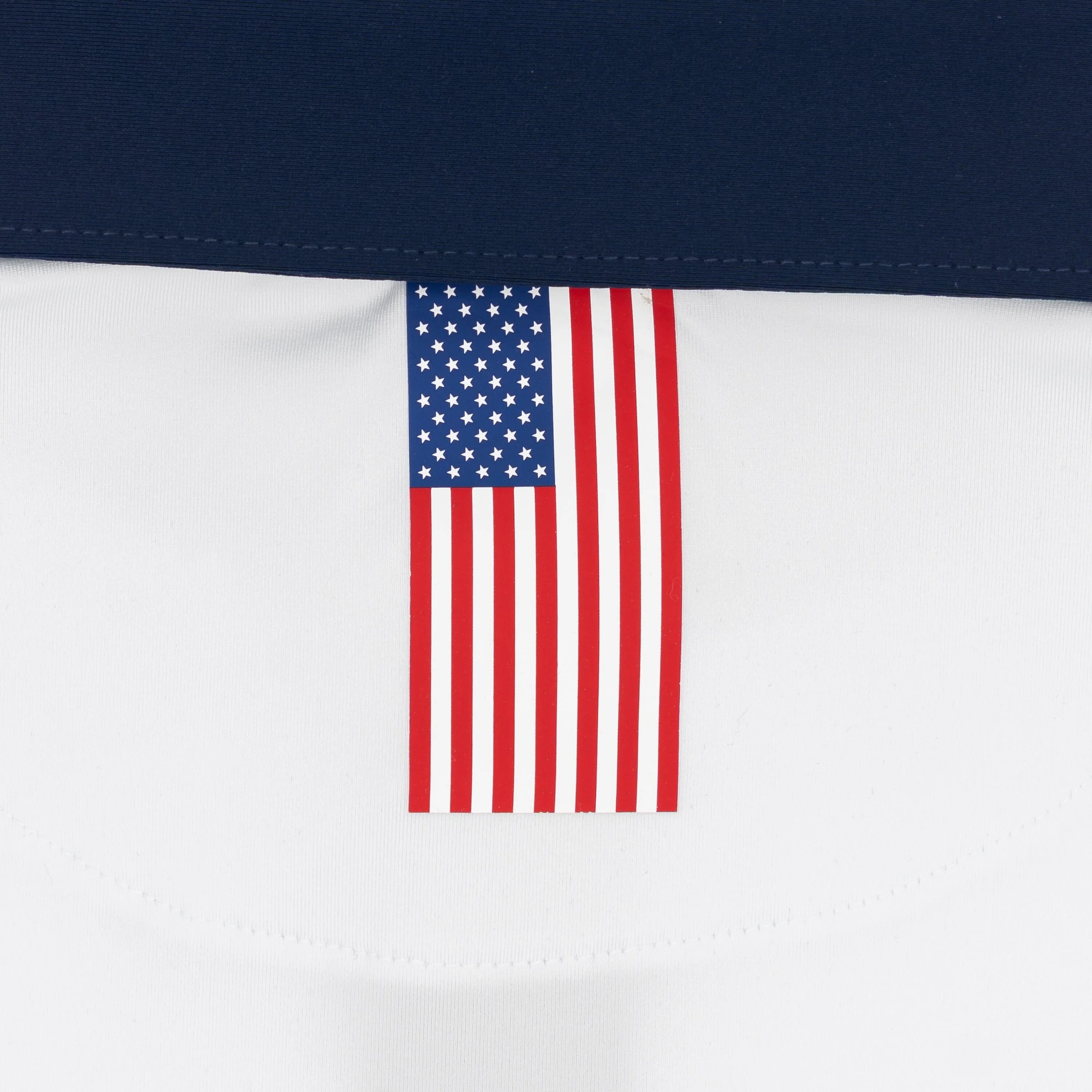 Solid - USA | Performance Polo | Solid - White/Fleet Navy - USA - Image 4