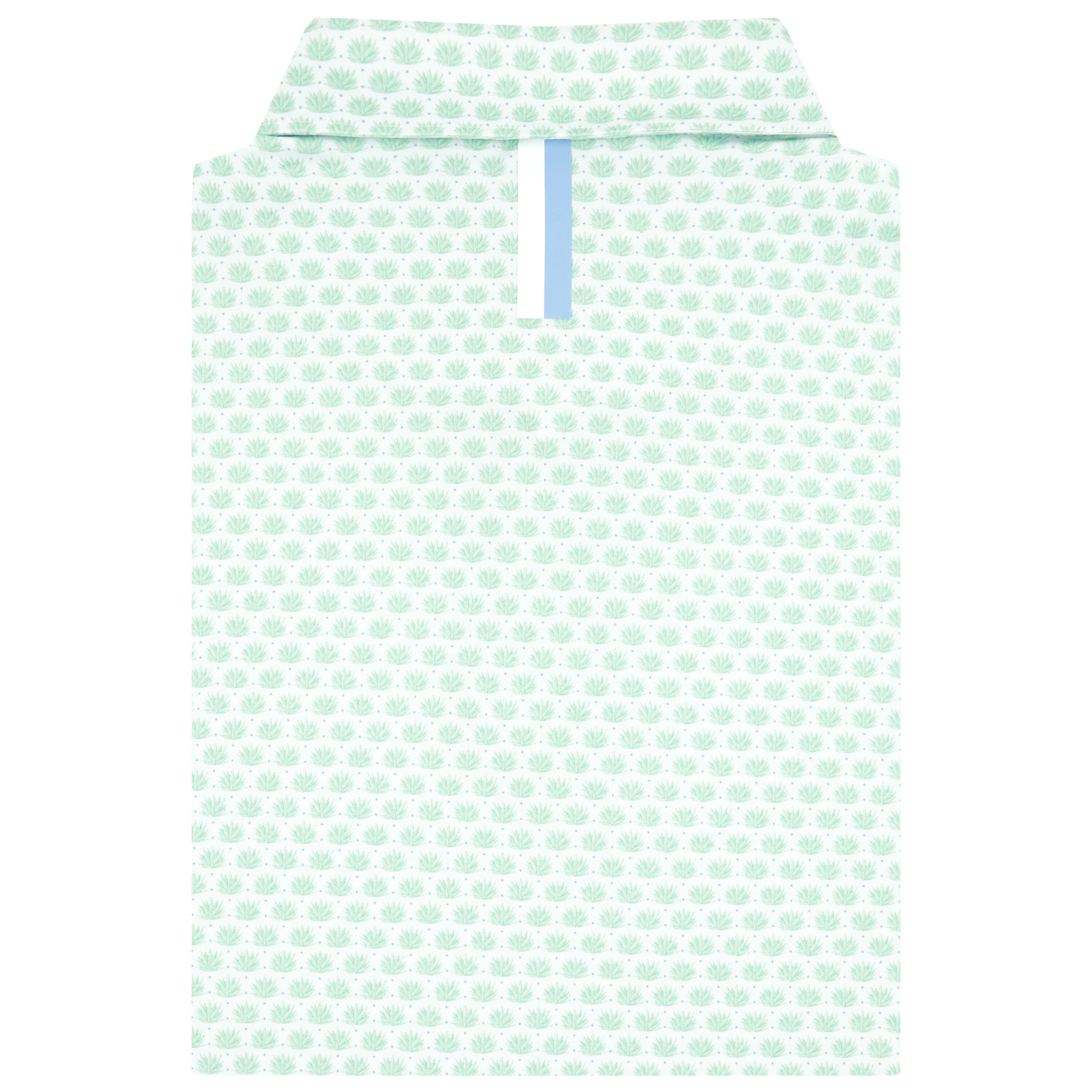 The Agave 3.0 | Performance Polo | The Agave 3.0 - White/Seafoam - Image 2