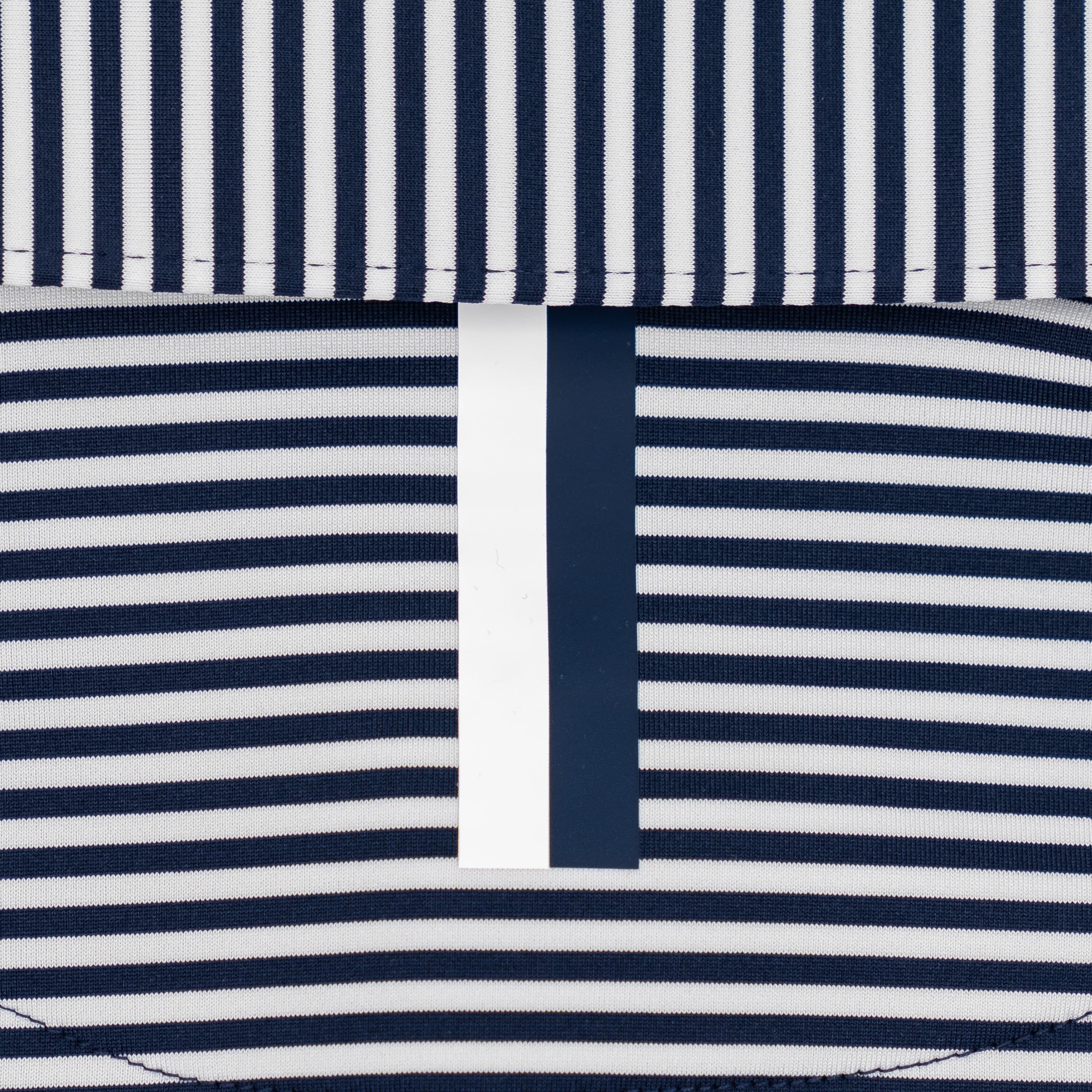 The Birdie Stripe | Performance Polo | The Birdie Stripe - Fleet Navy/White - Image 4