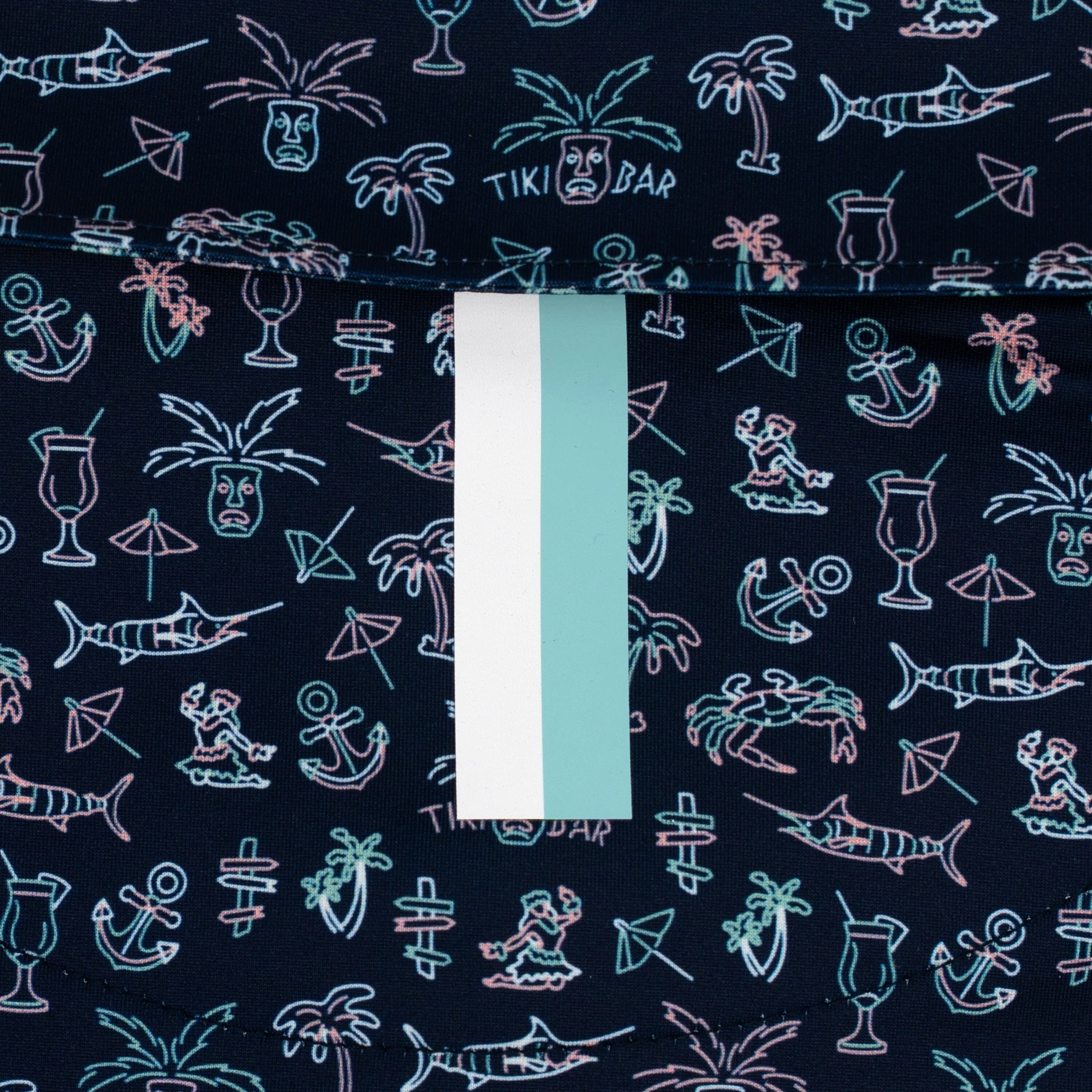 The Five O'Clock | Performance Polo | The Five O'Clock - Fleet Navy/Lotus Pink - Image 4