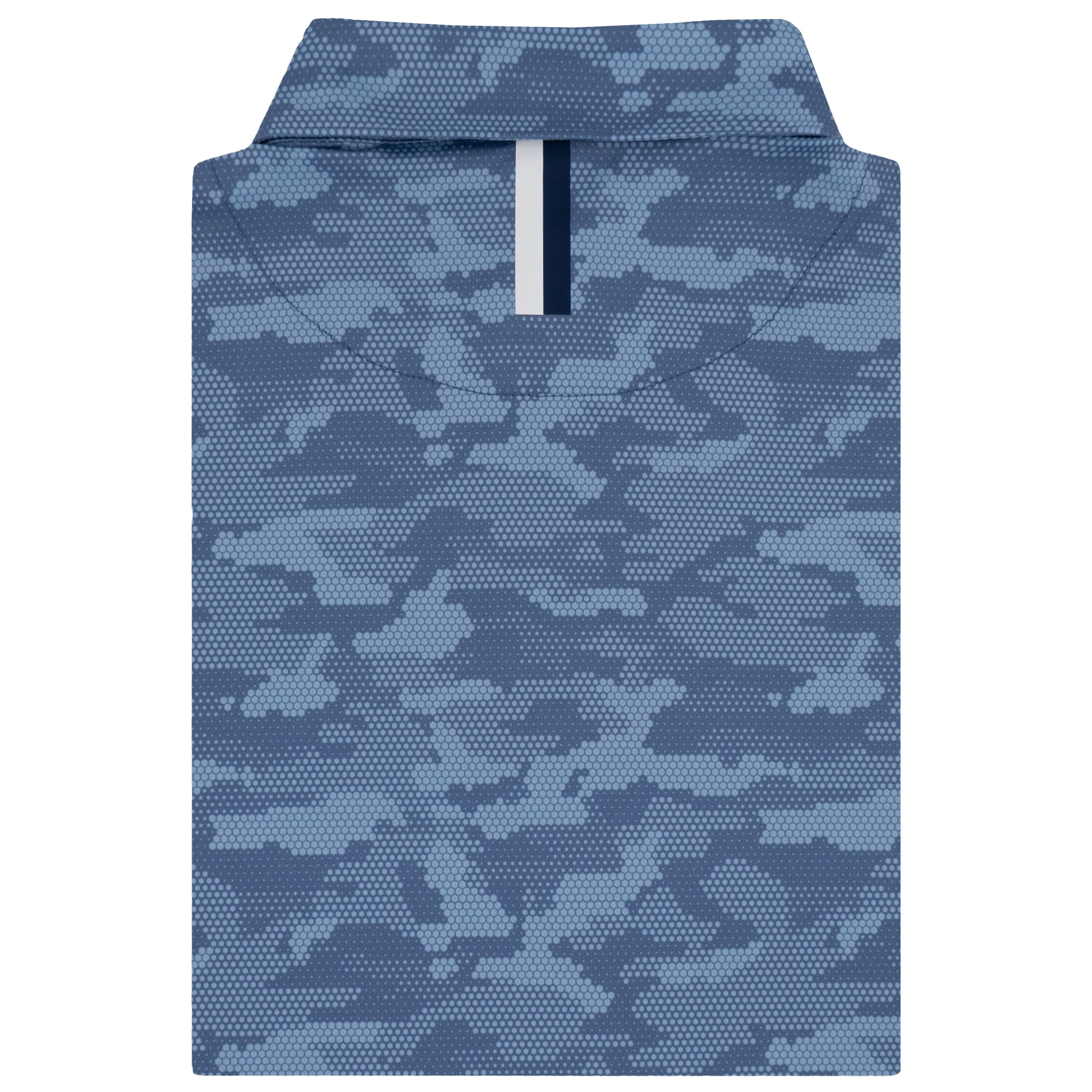 The Hex Camo | Performance Polo | The Hex Camo - Coastal Blue/Potomac Blue - Image 2