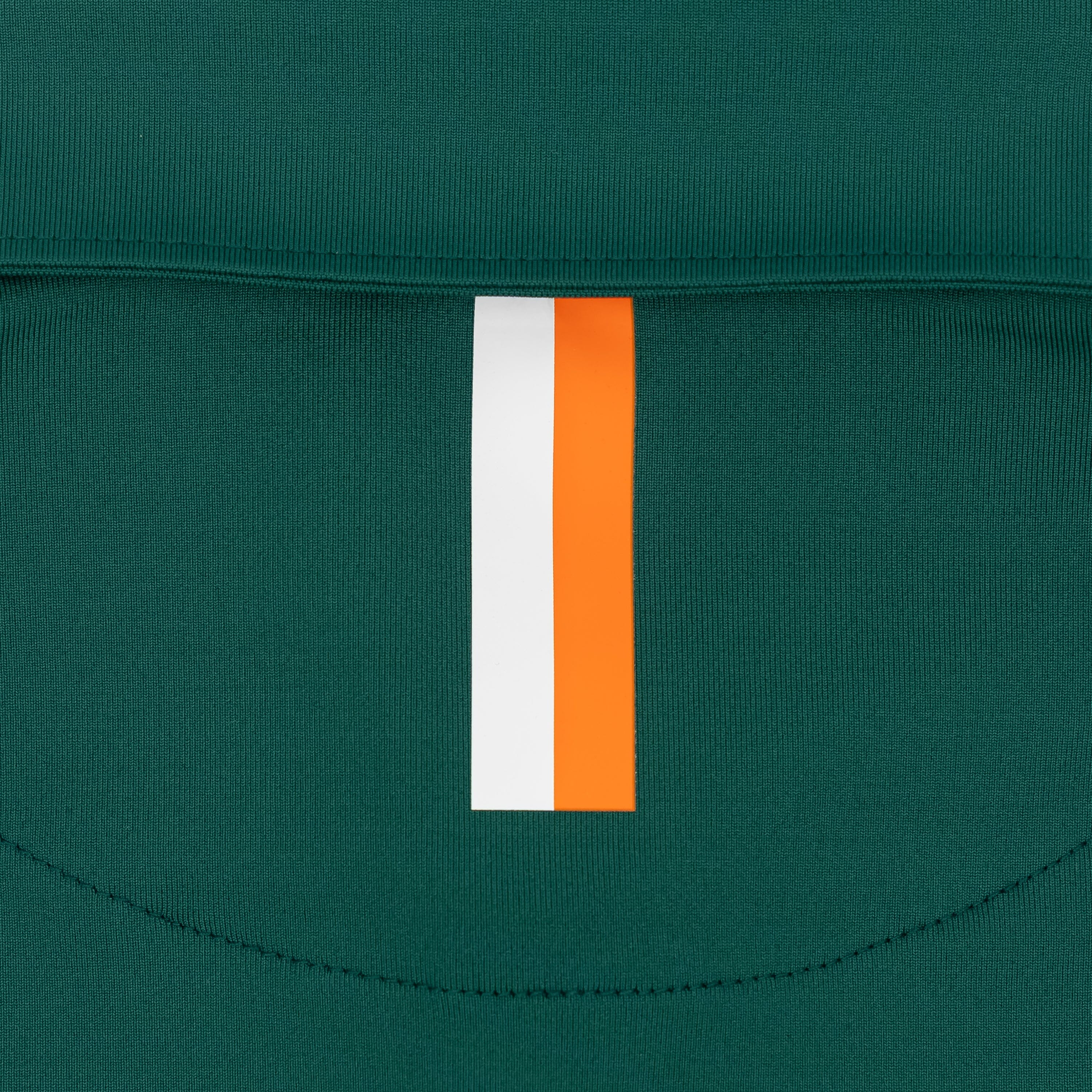 The Highland Block | Performance Polo | The Highland Block - White/Fairway Green/Bright Orange - Image 4