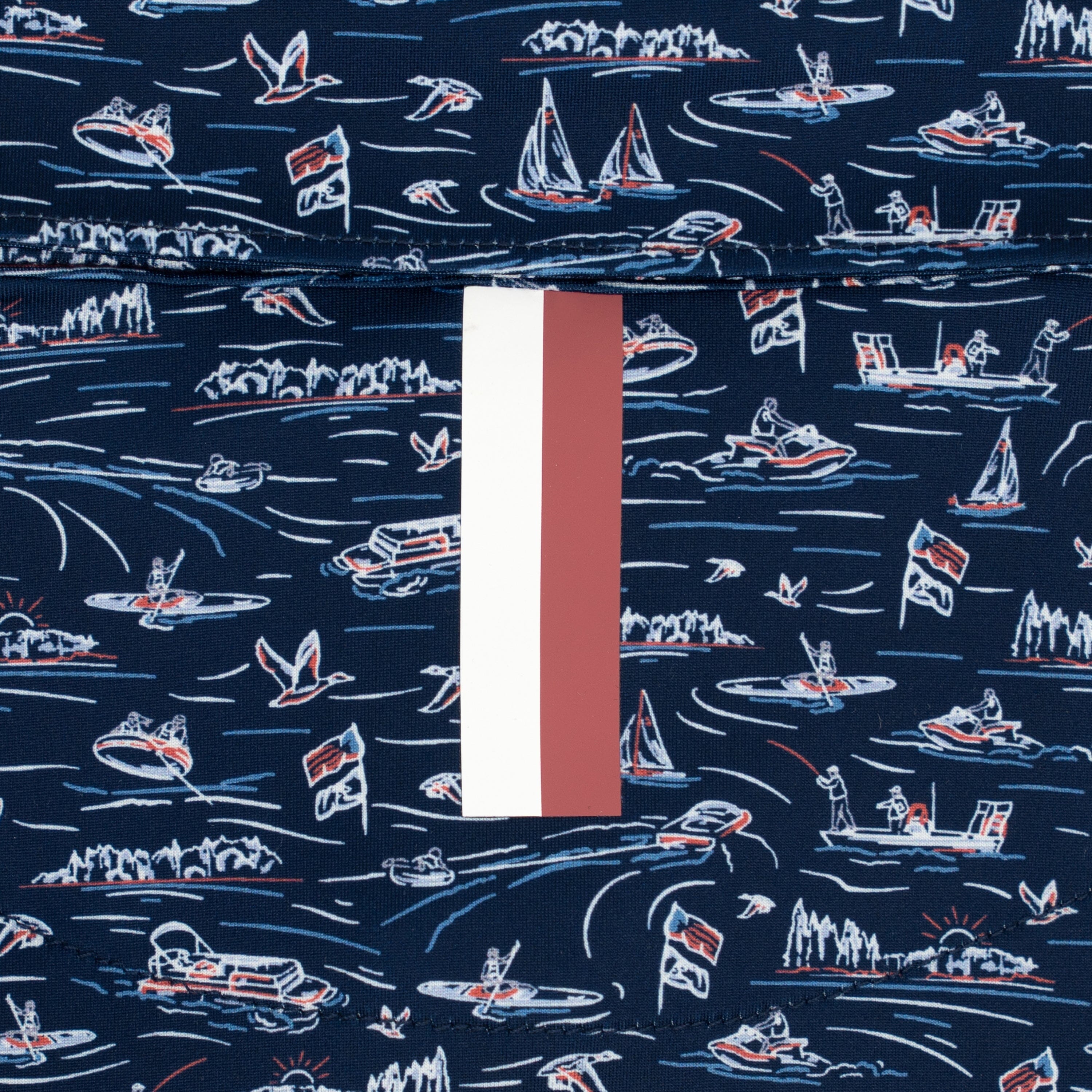 The Lake Weekend | Performance Polo | The Lake Weekend - Fleet Navy/White - Image 4