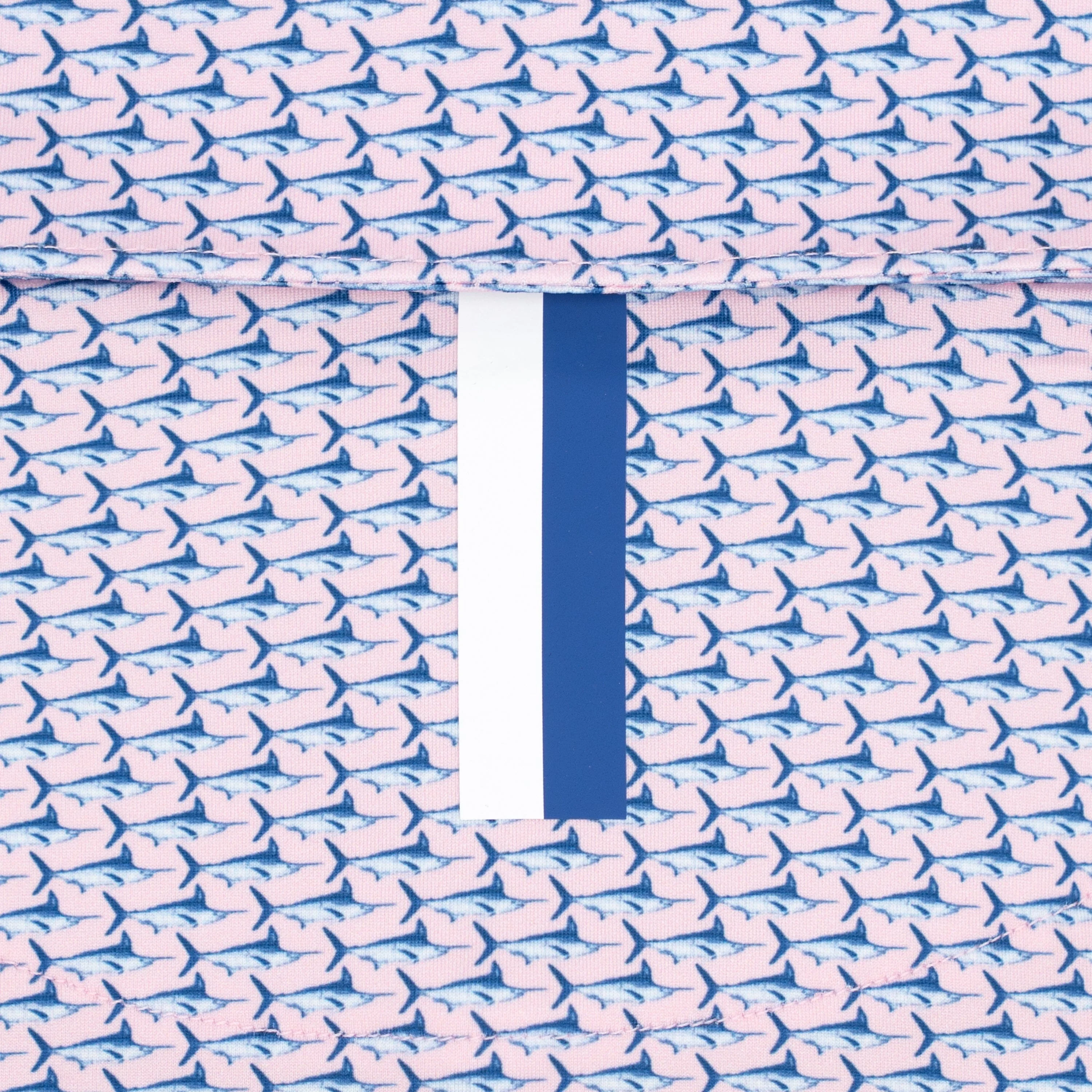 The Marlin | Performance Polo | The Marlin - Lotus Pink/Marine Blue - Image 4