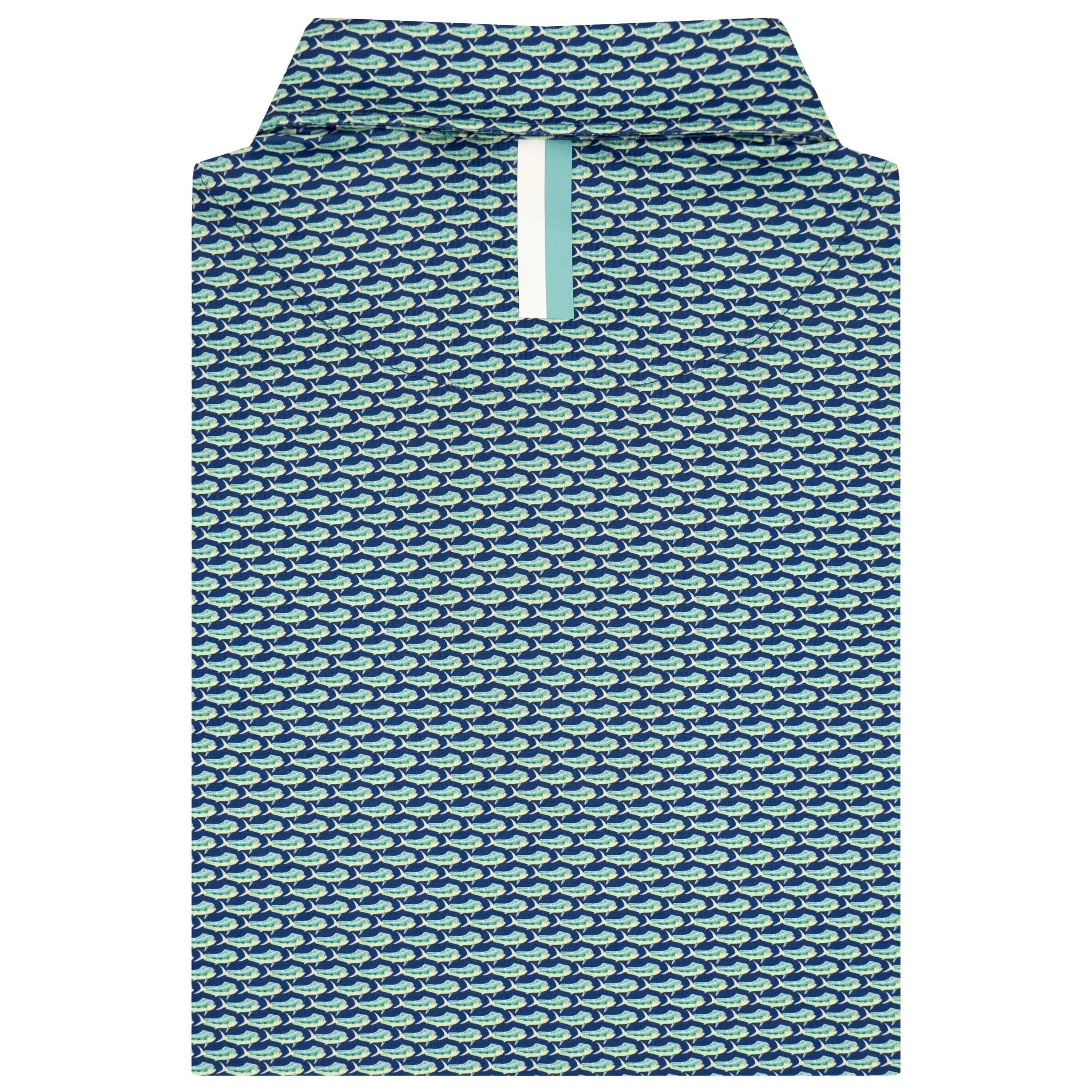 The Mini Mahi | Performance Polo | The Mini Mahi - Bunker Blue/Bright Jade - Image 2