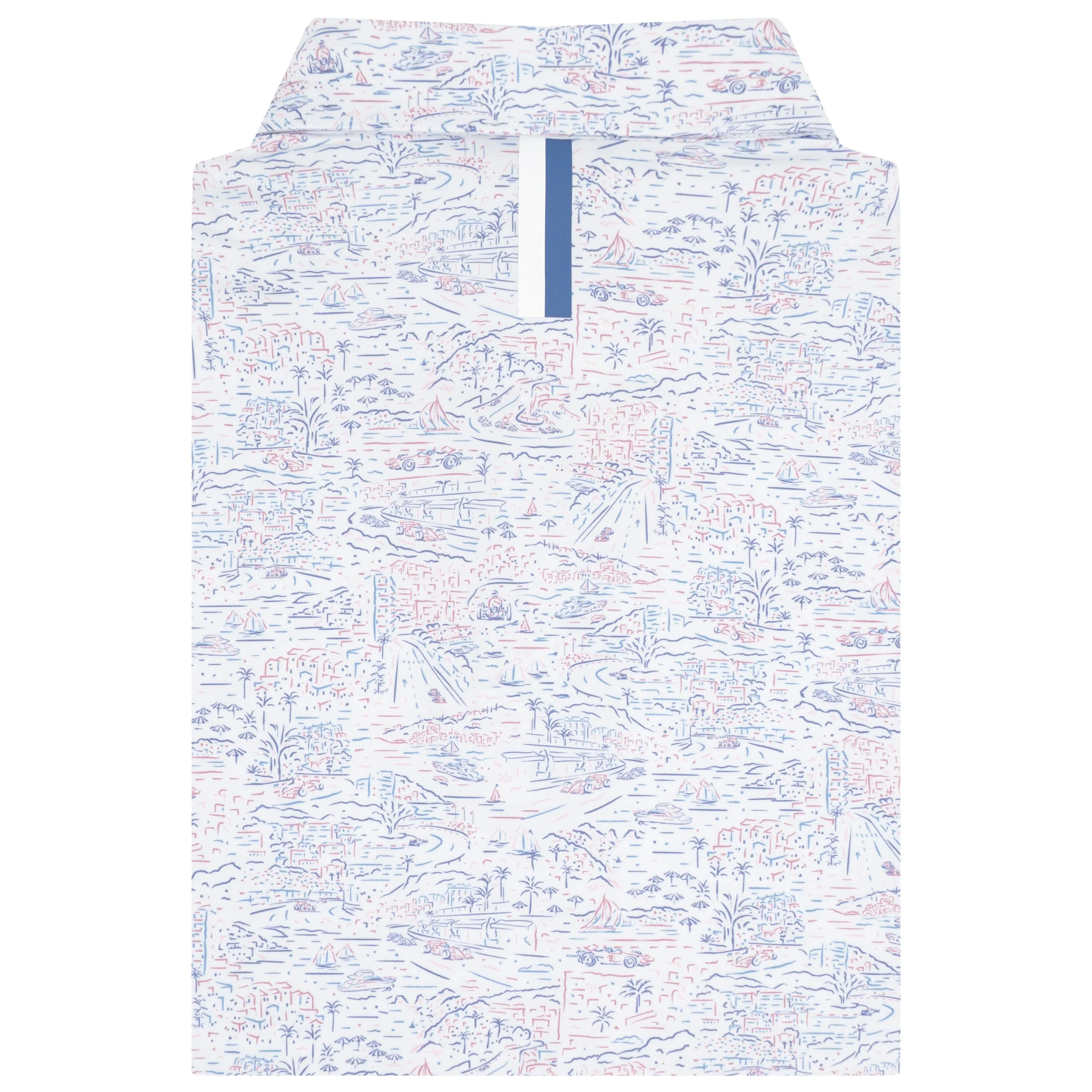 The Monte Carlo | Performance Polo | The Monte Carlo - White/Dusk Blue - Image 2