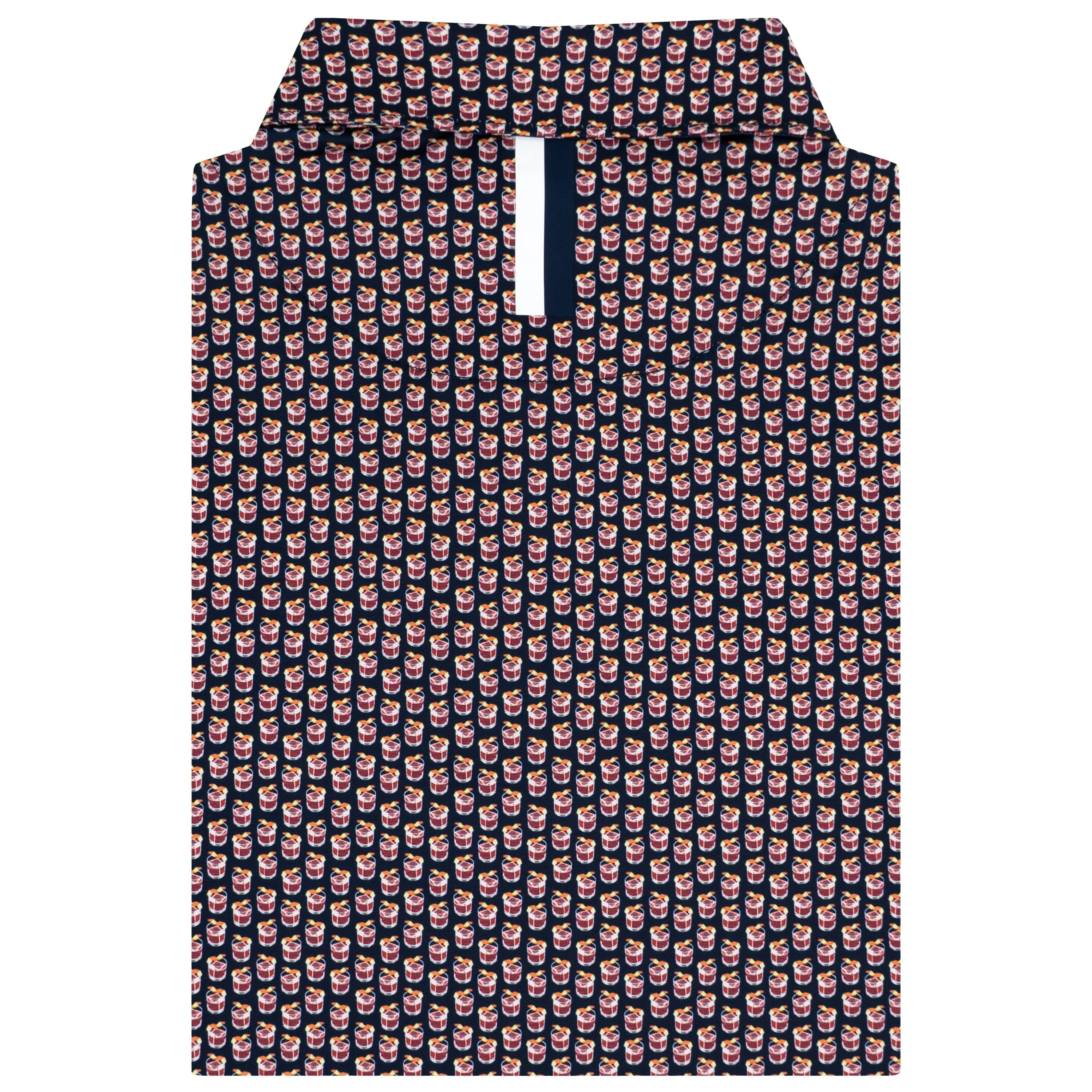 The Negroni | Performance Polo | The Negroni - Fleet Navy/Scarlet Red - Image 2