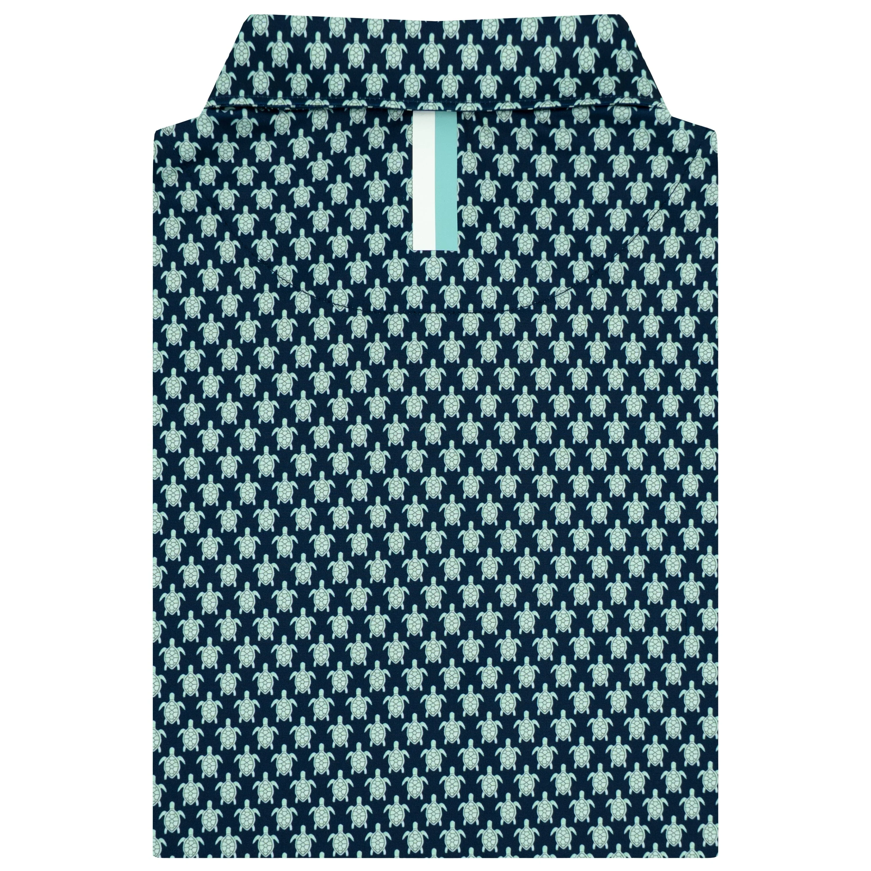 The Noggin | Performance Polo | The Noggin - Fleet Navy/Antigua Green - Image 2