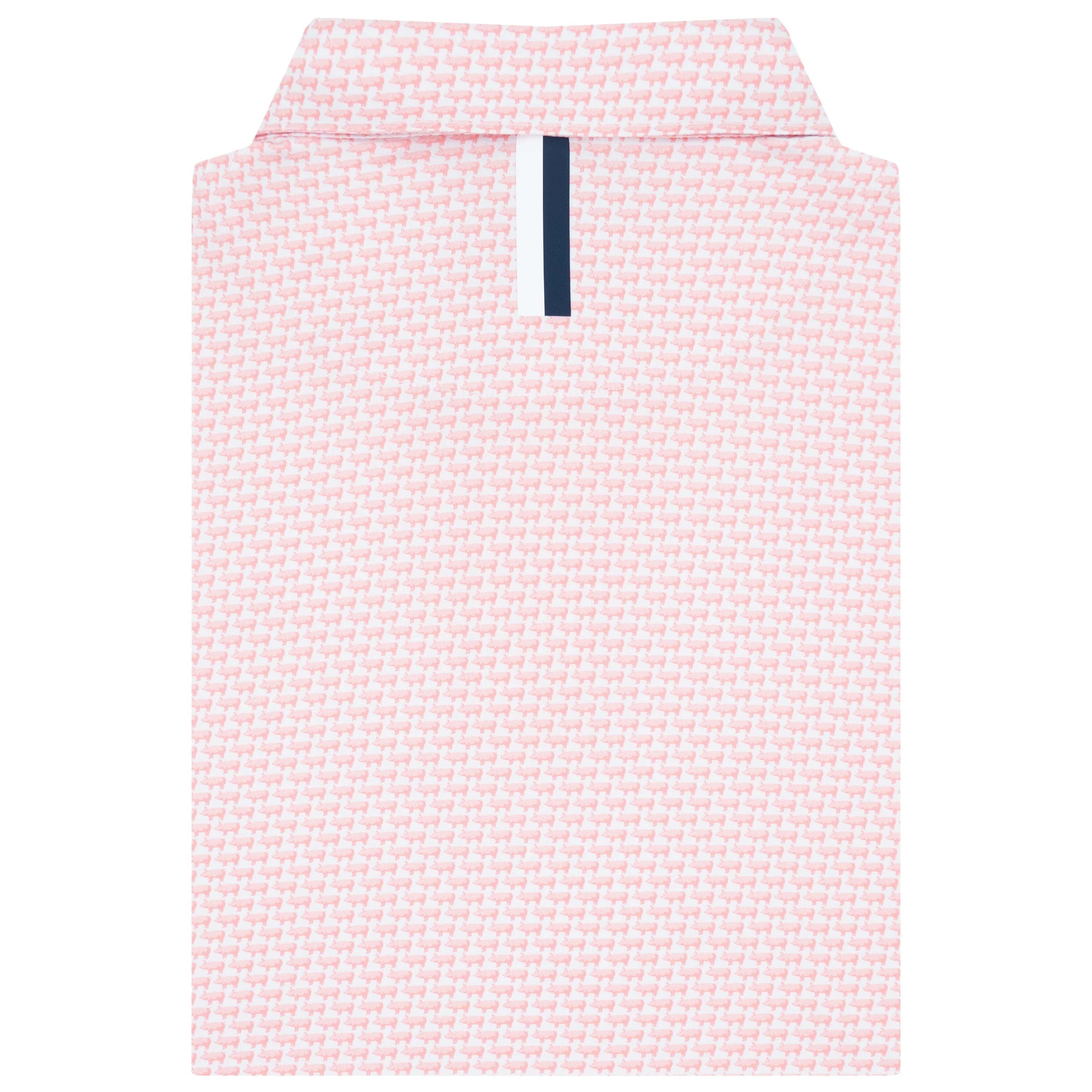 The Pig Pickin' | Performance Polo | The Pig Pickin' - Blossom Pink/White - Image 2