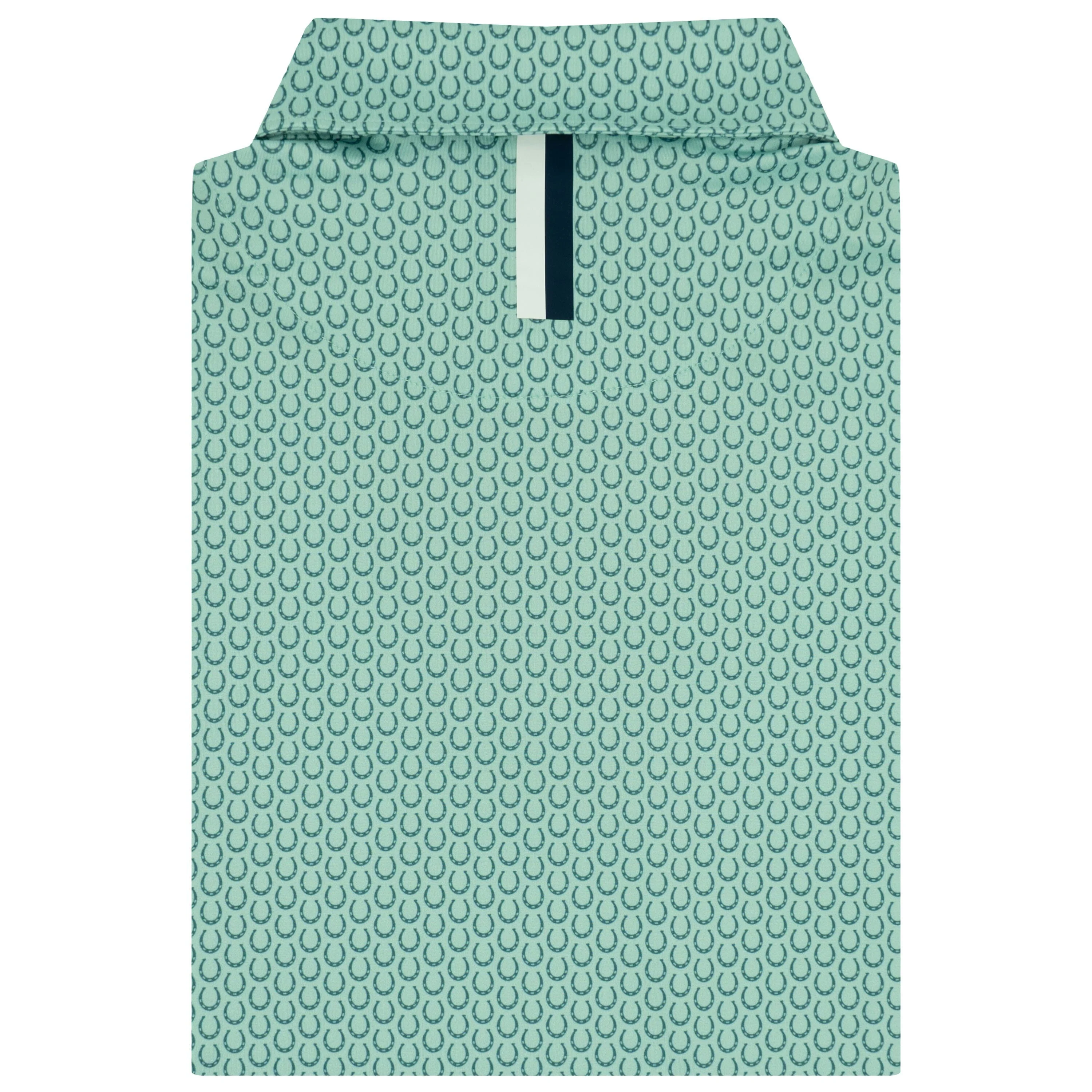 The Saddle Up | Performance Polo | The Saddle Up - Antigua Green/Aerial Blue - Image 2