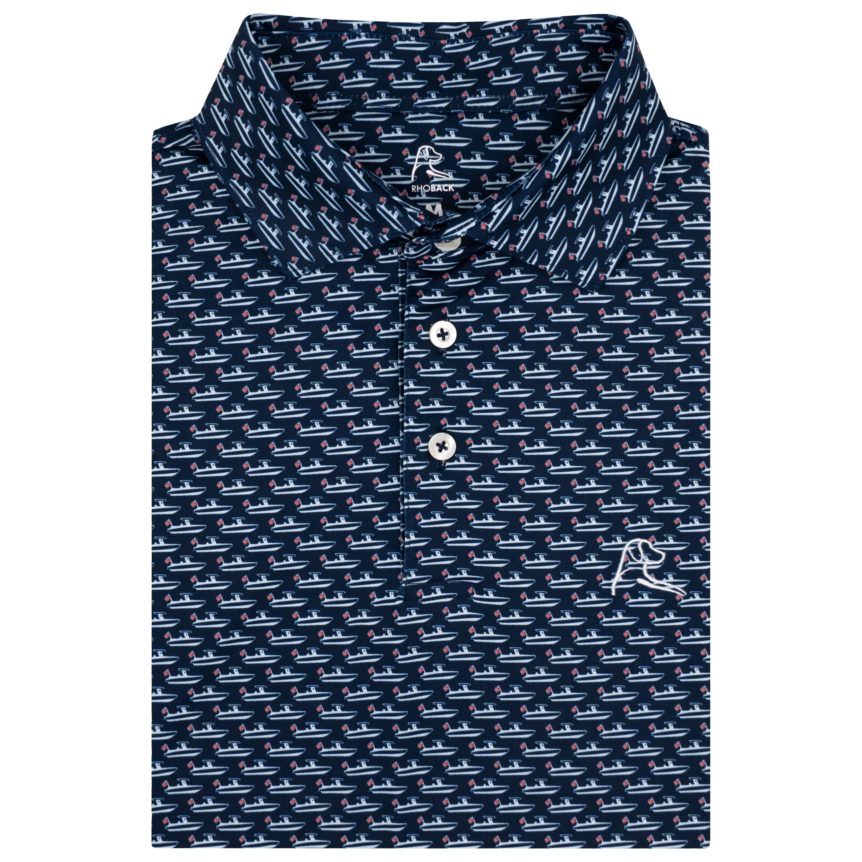 The Skipper | Performance Polo | The Skipper - Fleet Navy/White - USA