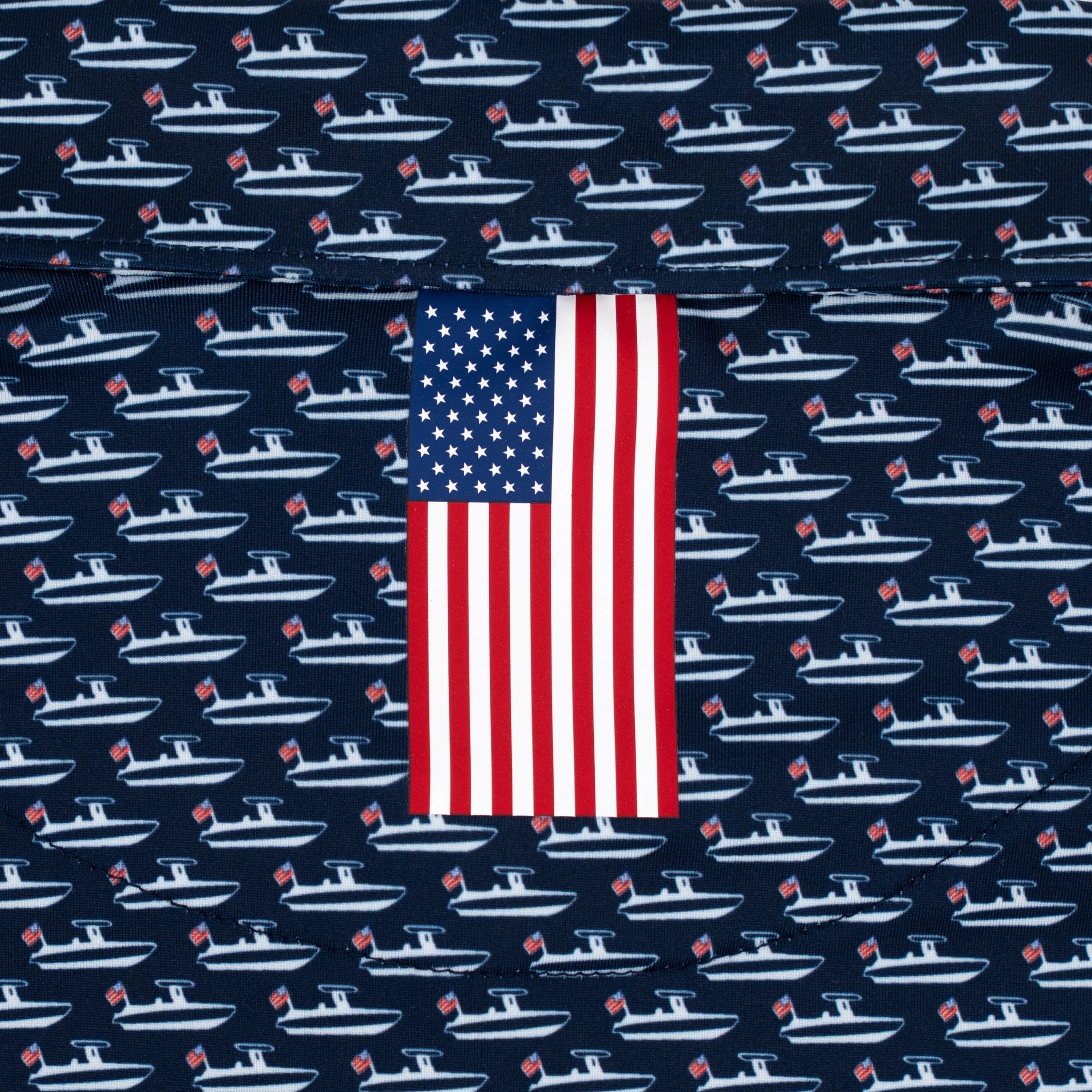 The Skipper | Performance Polo | The Skipper - Fleet Navy/White - USA - Image 4