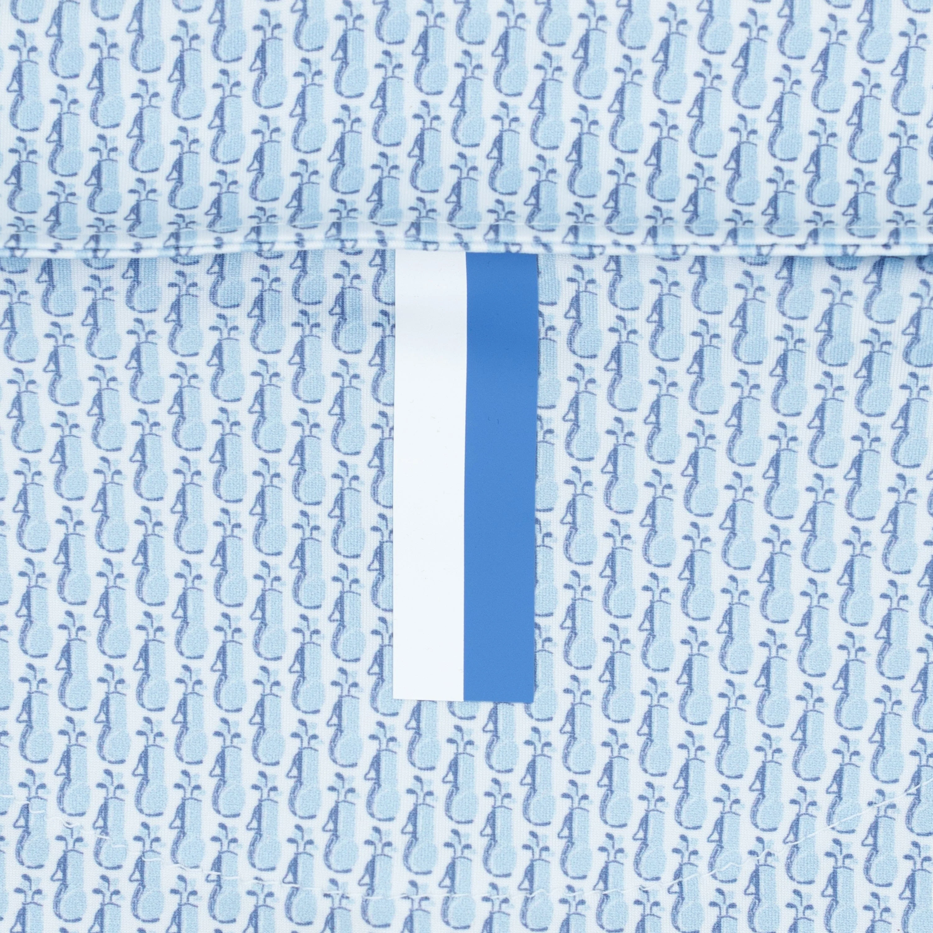 The Sticks 2.0 | Performance Polo | The Sticks 2.0 - White/Baby Blue - Image 4