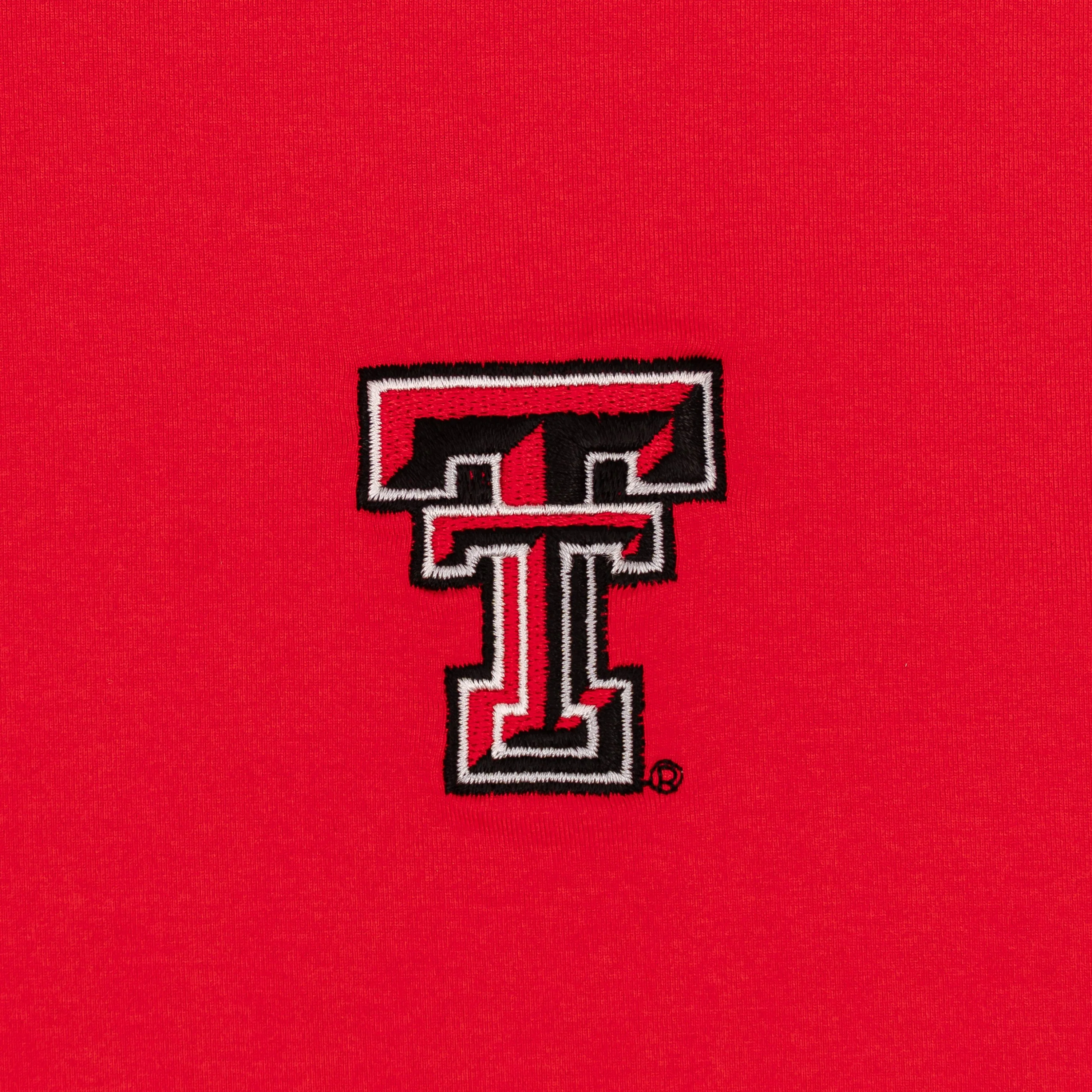 Solid Collegiate Q-Zip - Texas Tech | Solid - Cherry Red - Texas Tech - 1 - Image 5